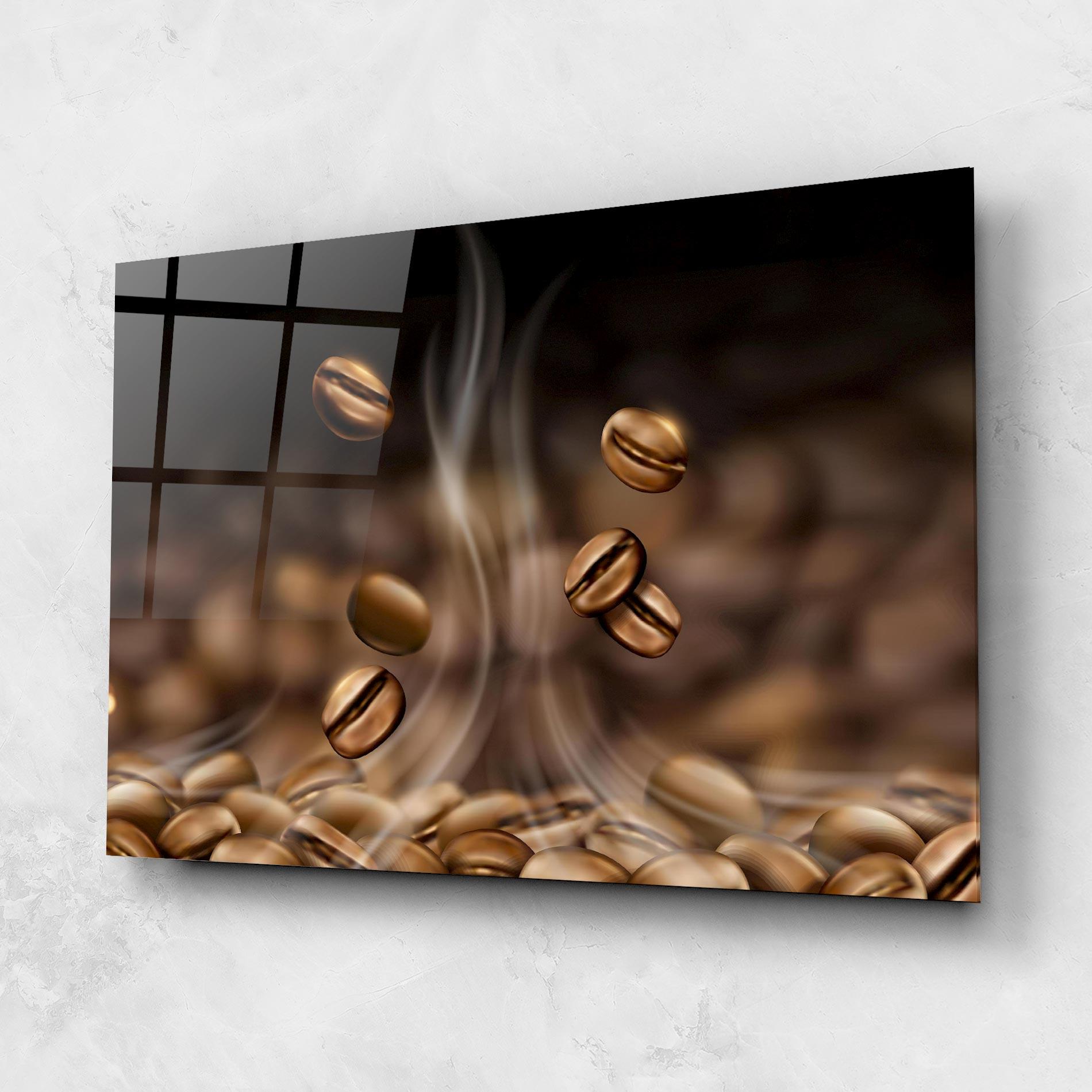 Tablou Sticla Coffee Smoke mockup 1