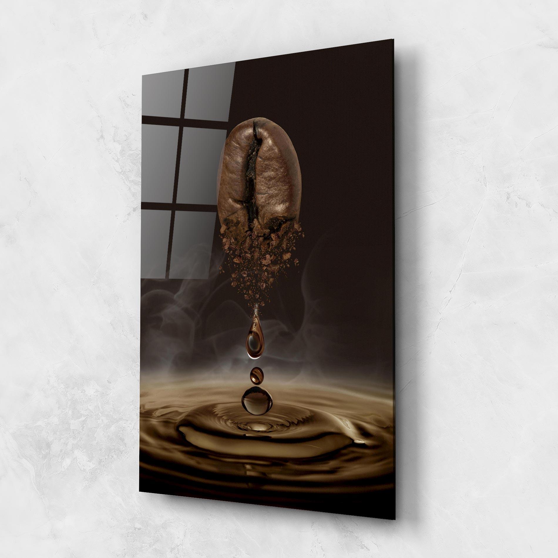 Tablou Sticla Coffee Drip Concept mockup 1