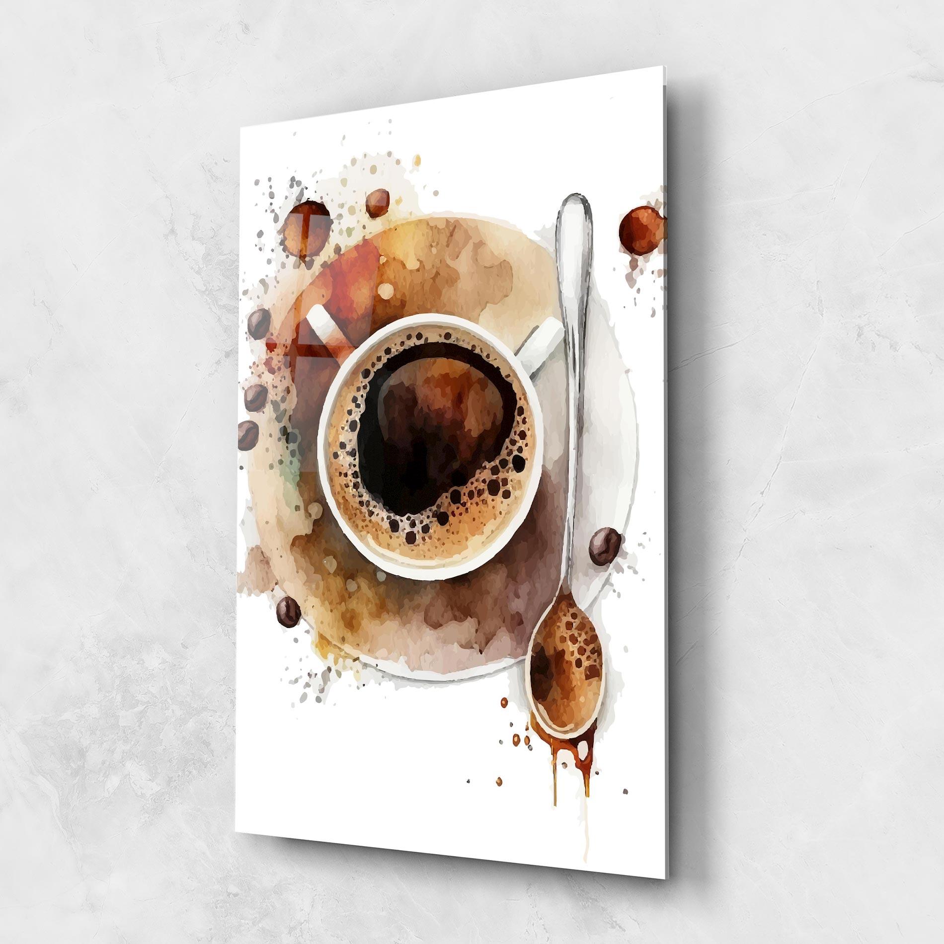 Tablou Sticla Coffee Liquid mockup 1