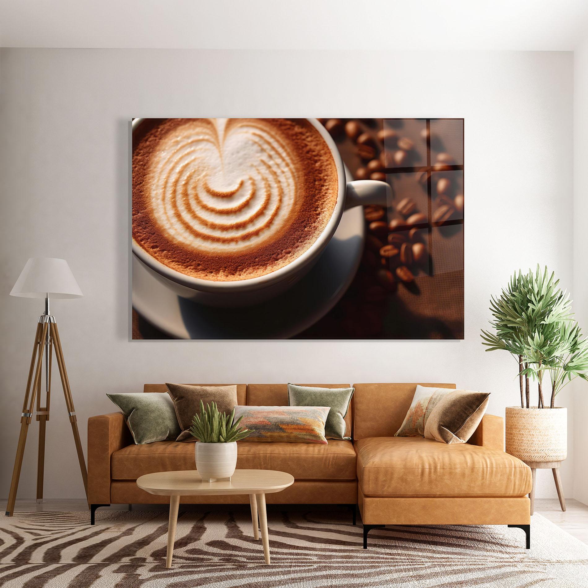 Tablou Sticla Cappuccino mockup 7