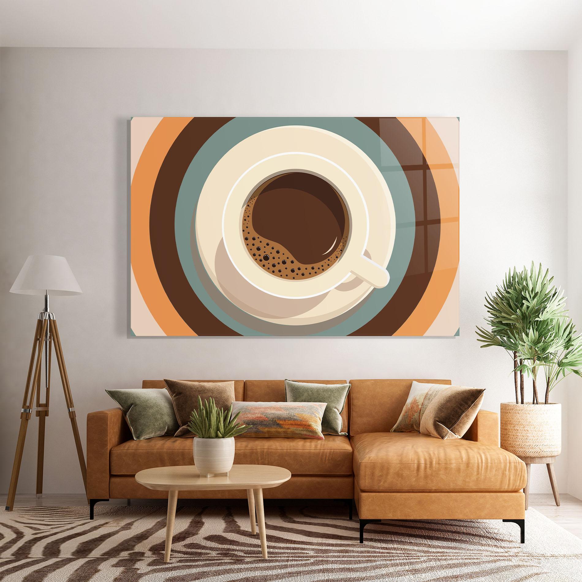 Tablou Sticla Coffee Cup mockup 7