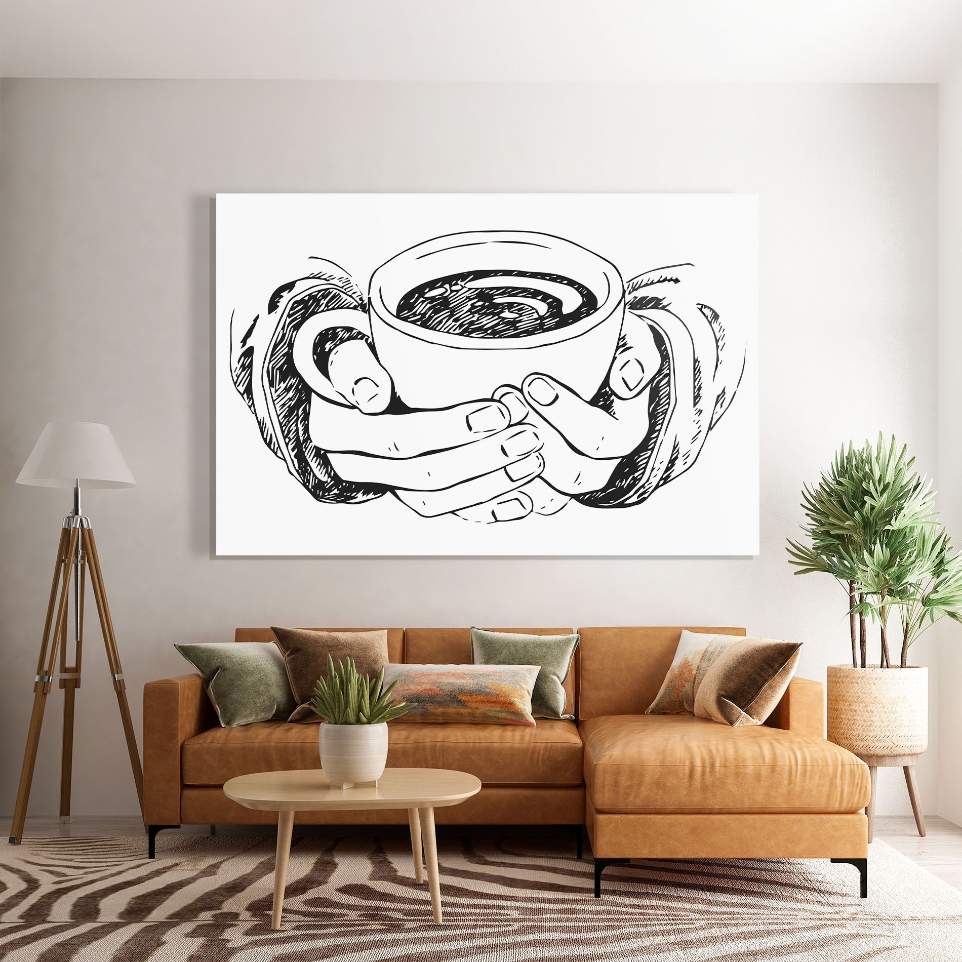 Holding Coffee mockup 7