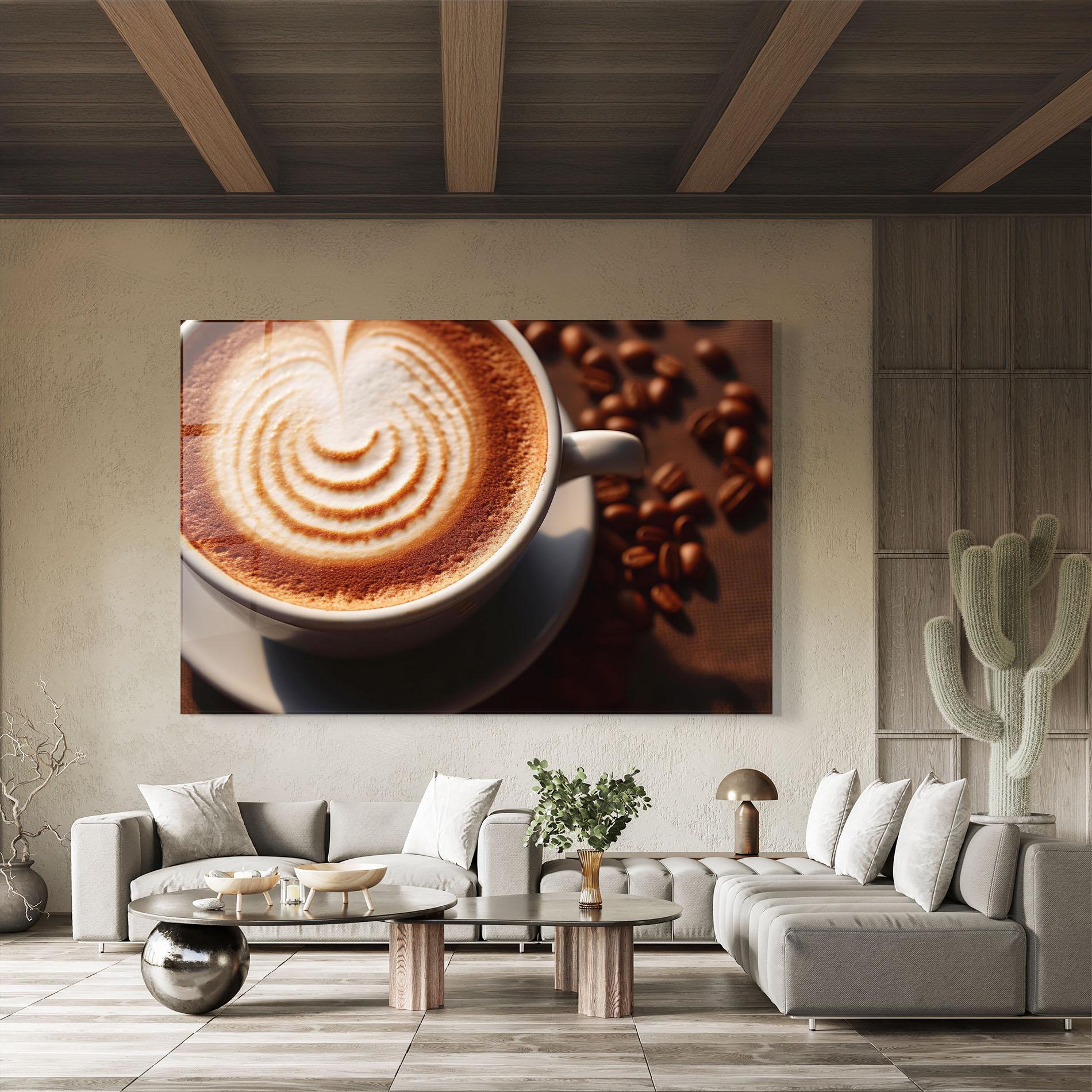 Tablou Sticla Cappuccino mockup 8
