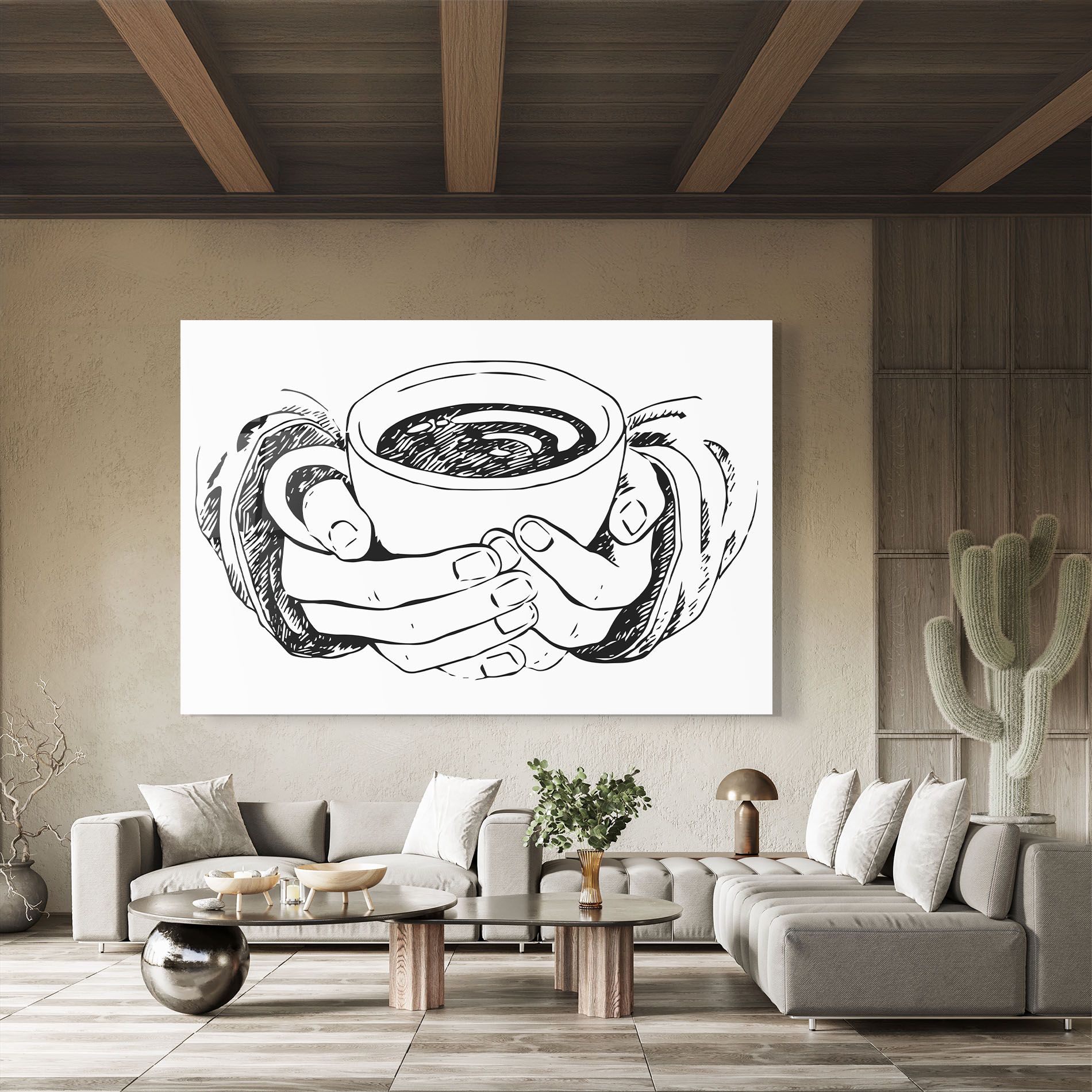 Holding Coffee mockup 8