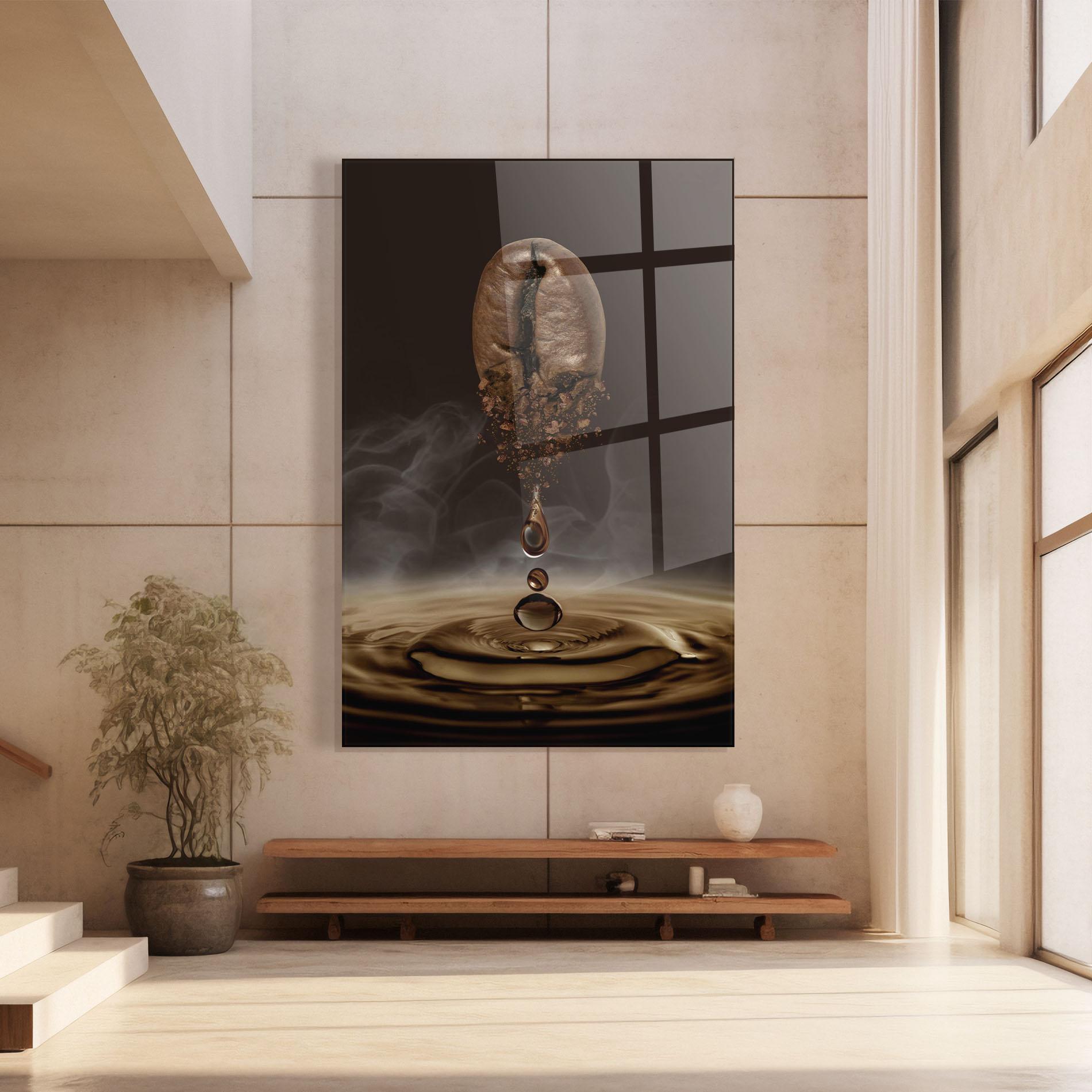 Tablou Sticla Coffee Drip Concept mockup 8