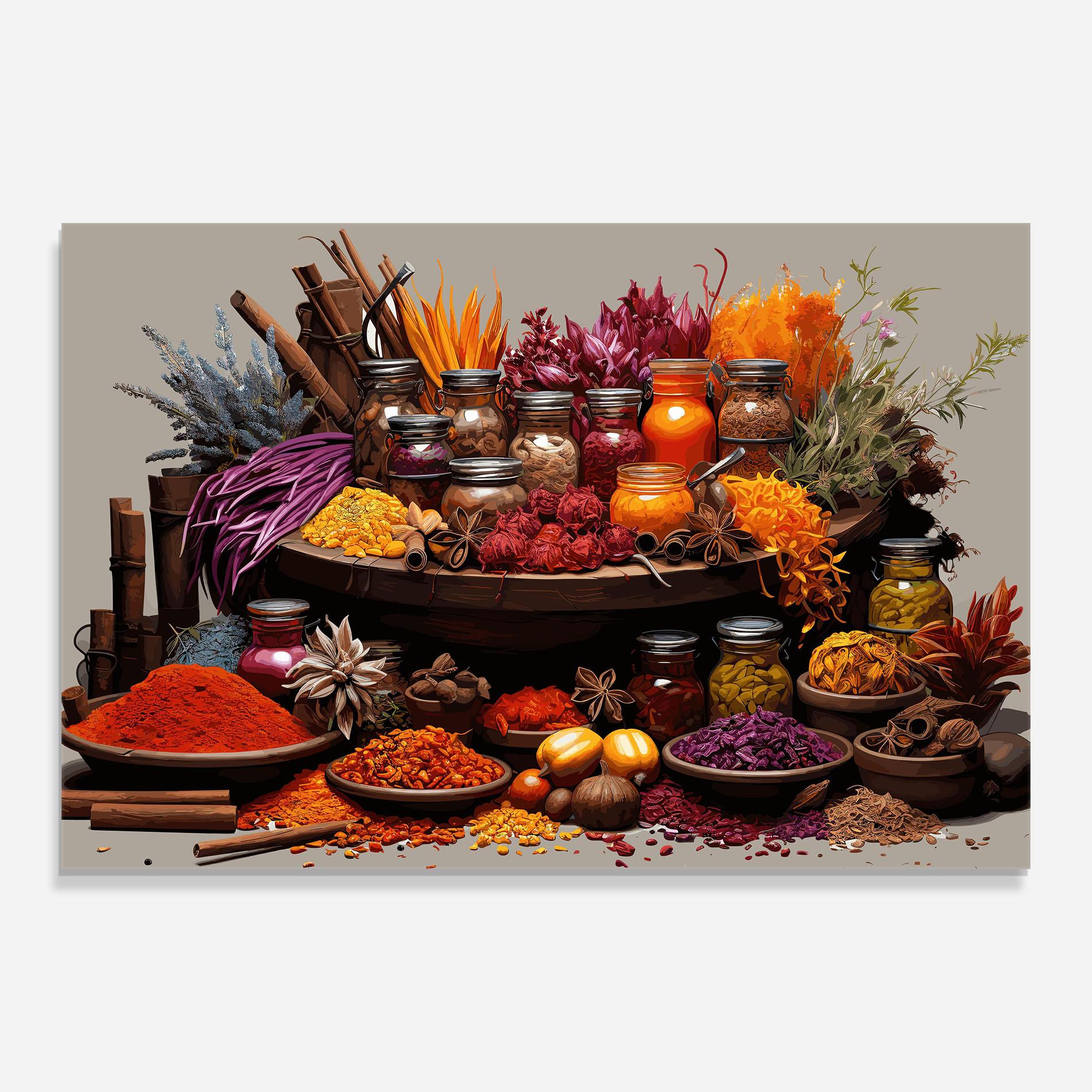 Tablou Sticla Autumn Seasoning mockup 0