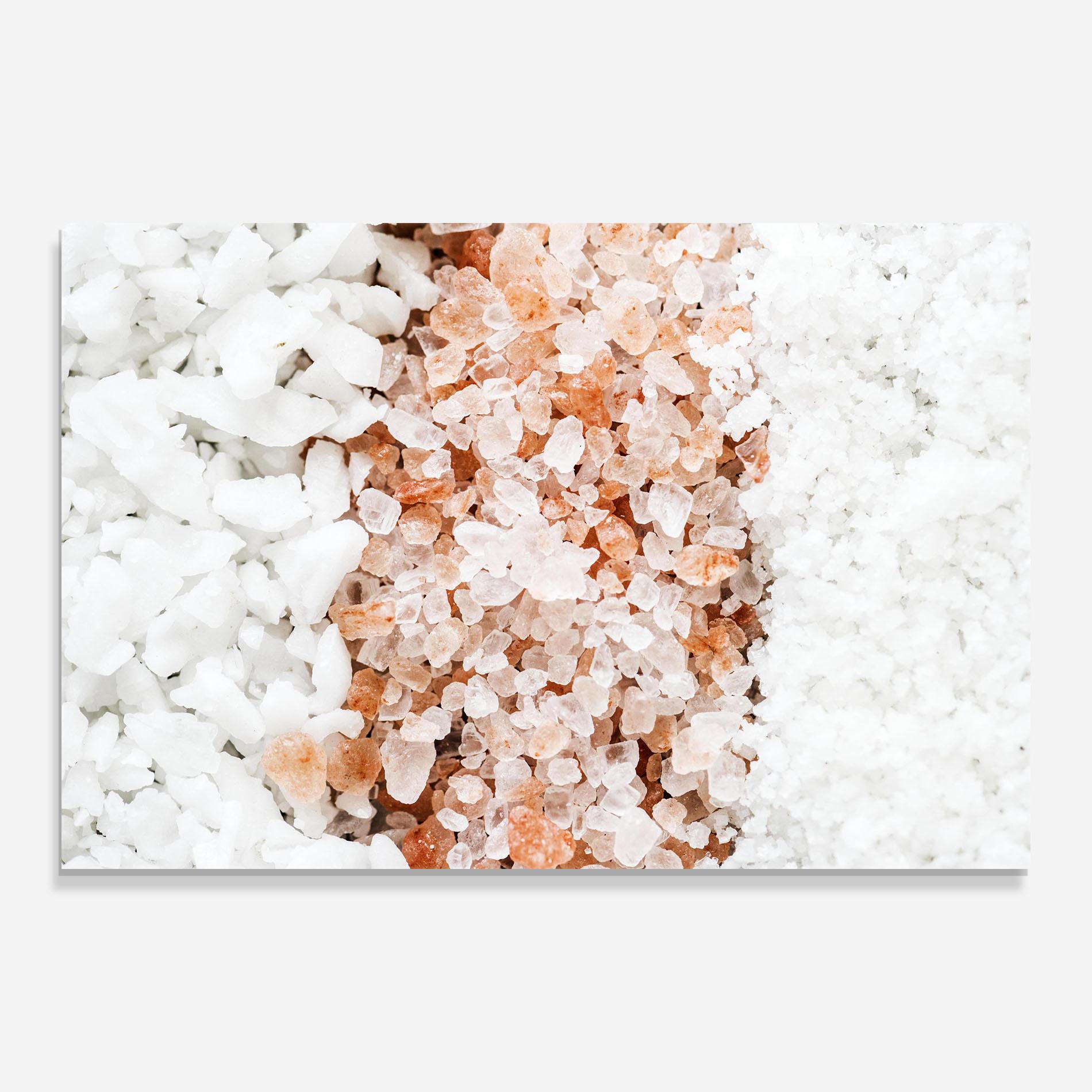 Tablou Sticla Closeup Mixed Salt mockup 0