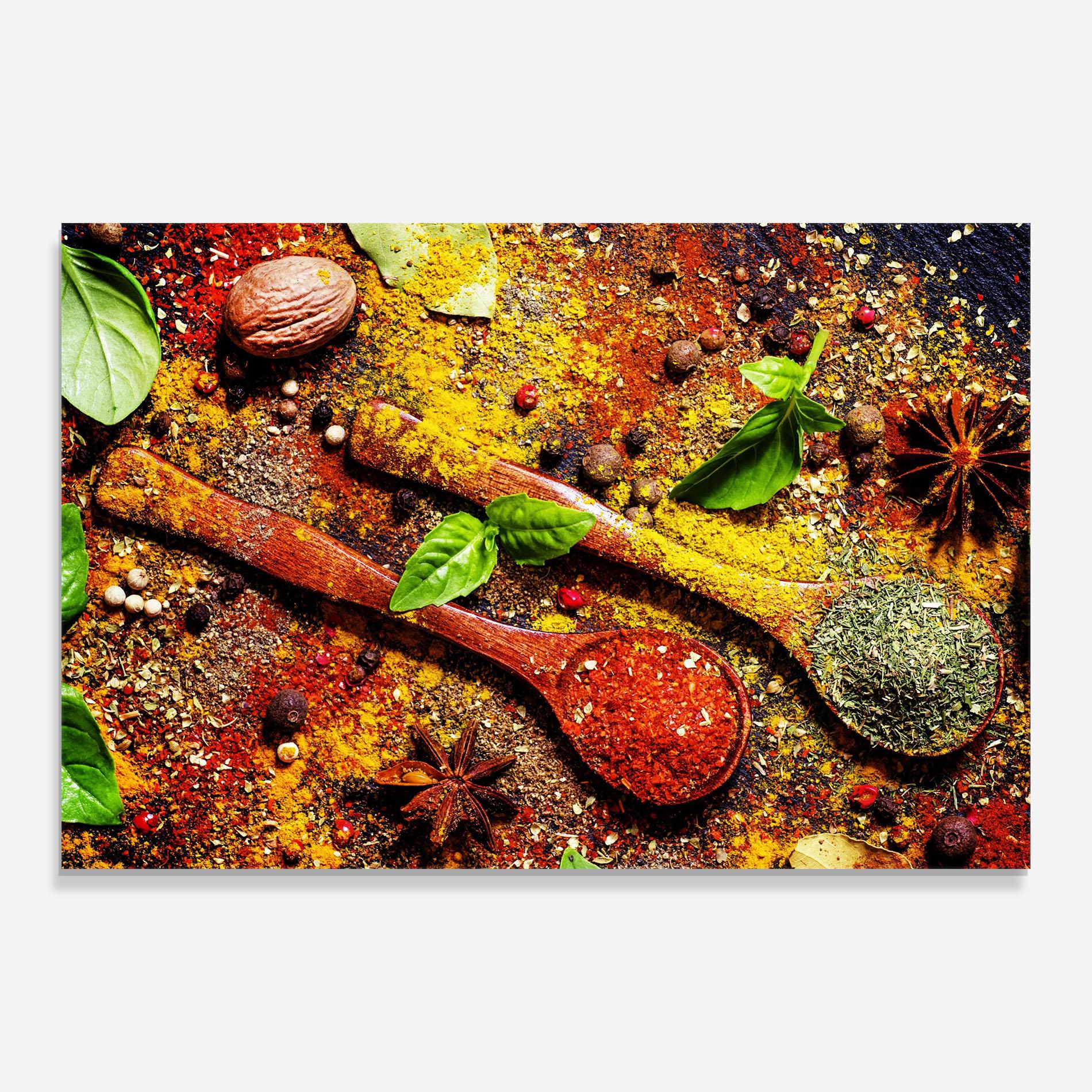 Tablou Sticla Dried Herbs mockup 0