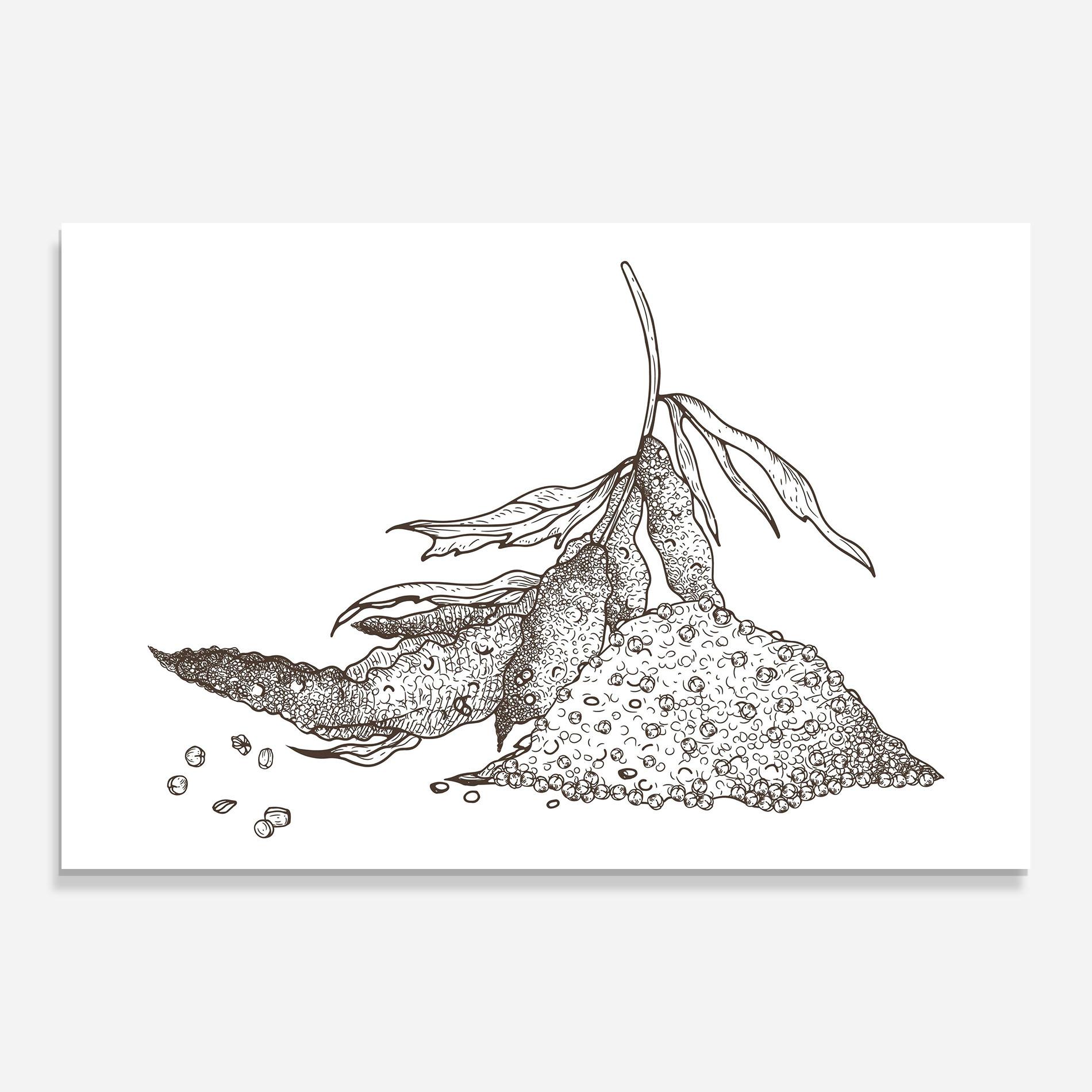 Tablou Sticla Fresh Seasoning mockup 0