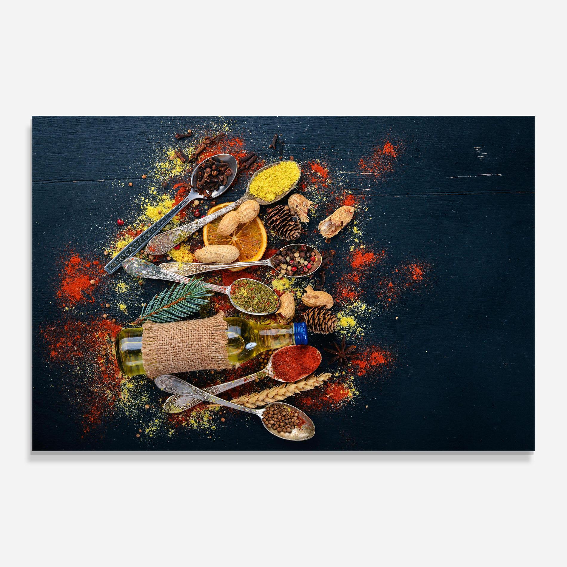 Tablou Sticla Indian Cuisine mockup 0