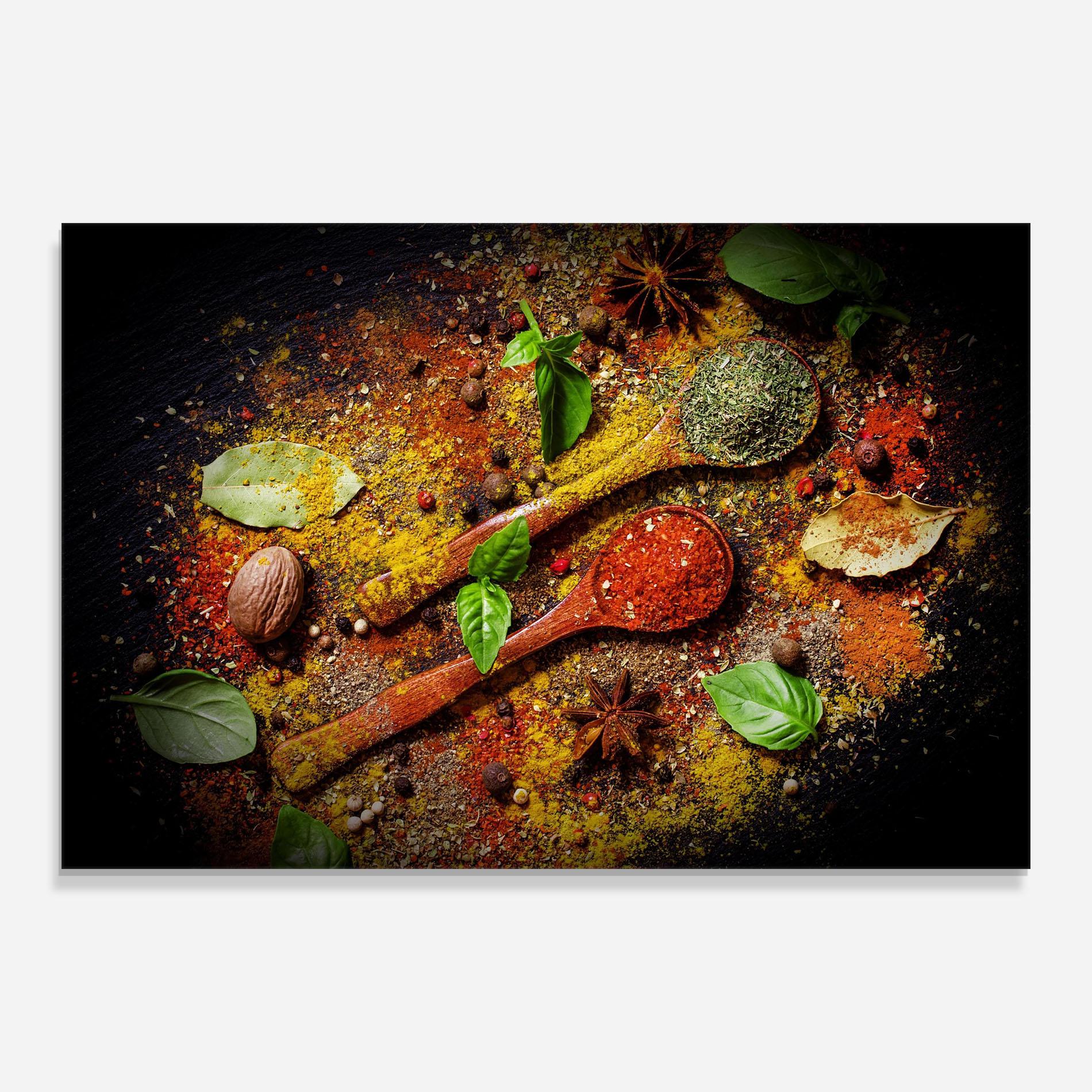 Tablou Sticla Oriental Spices mockup 0
