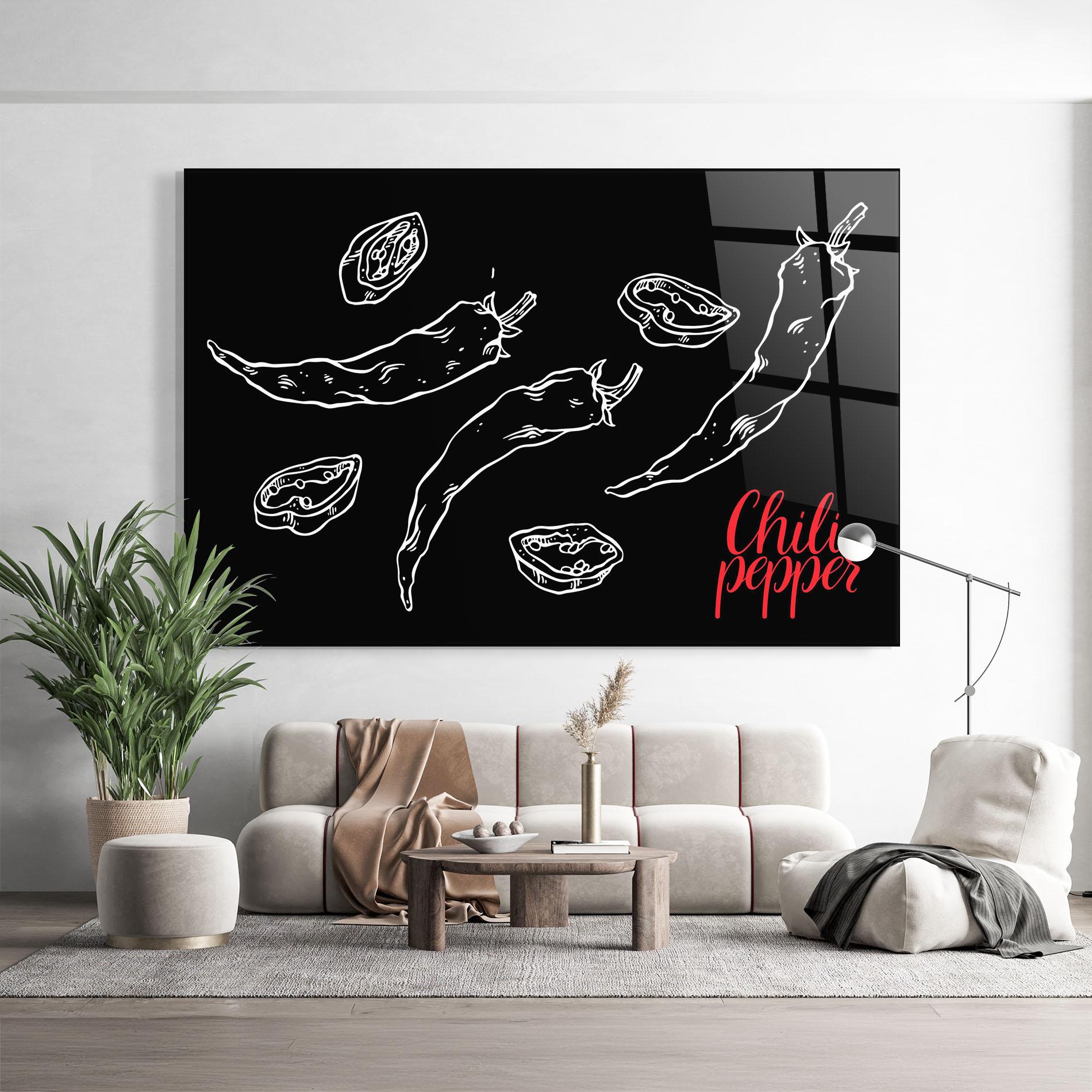 Tablou Sticla Chili Papper mockup 9
