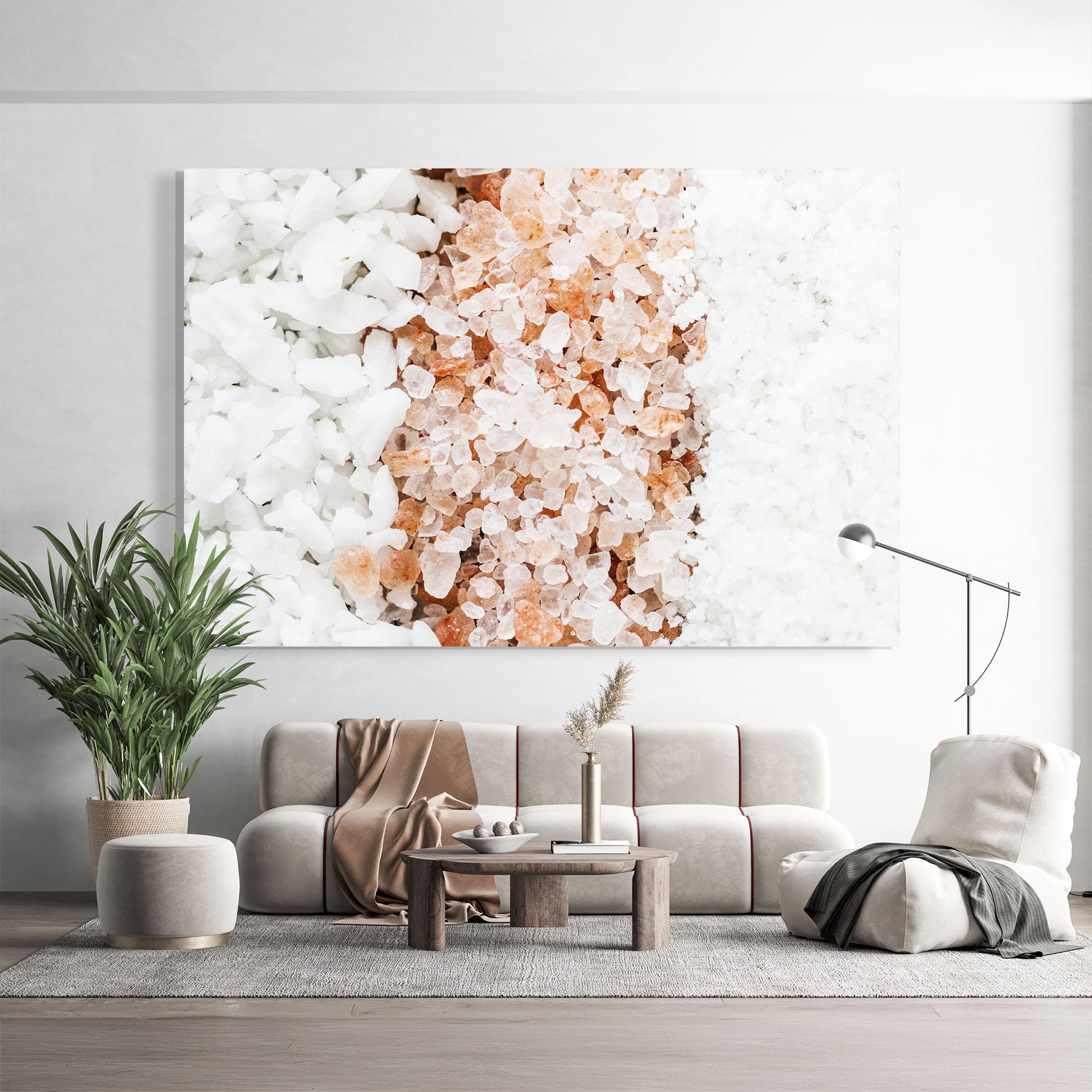 Tablou Sticla Closeup Mixed Salt mockup 9