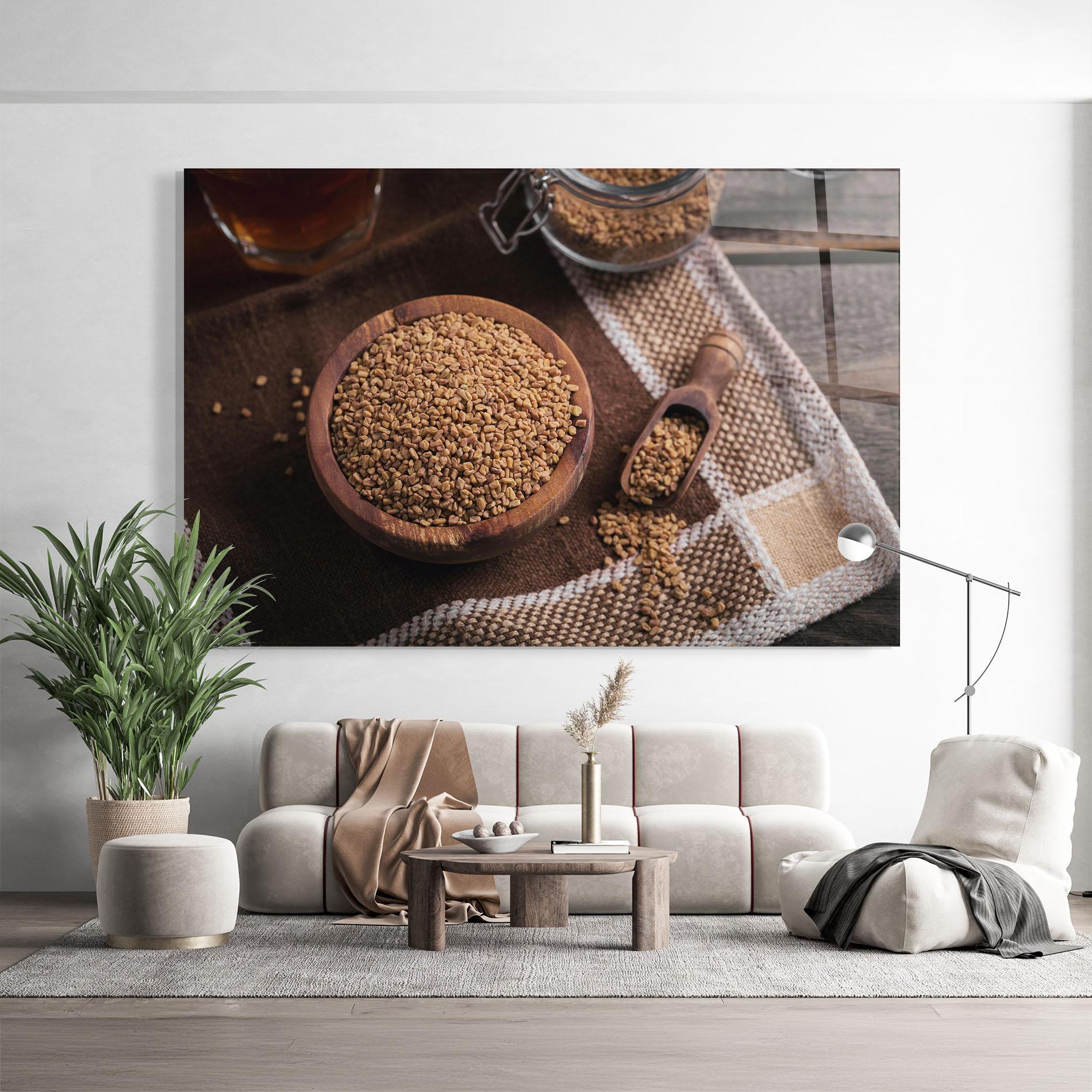 Tablou Sticla Dry Seeds mockup 9