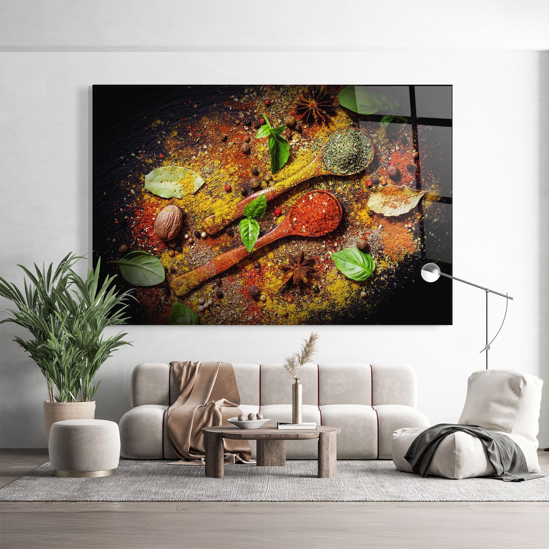 Tablou Sticla Oriental Spices mockup 9