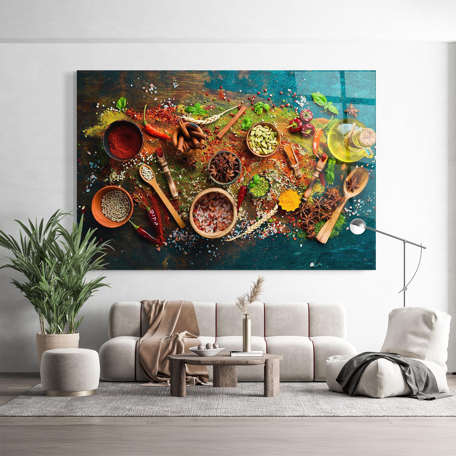 Tablou Sticla Seasonings Mix mockup 9