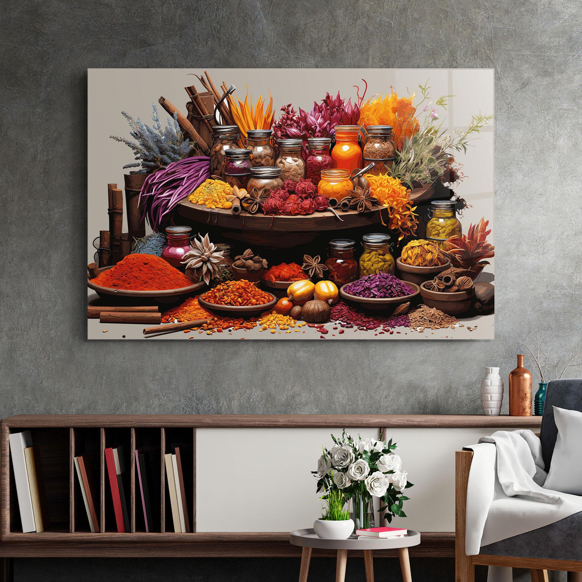 Tablou Sticla Autumn Seasoning mockup 2