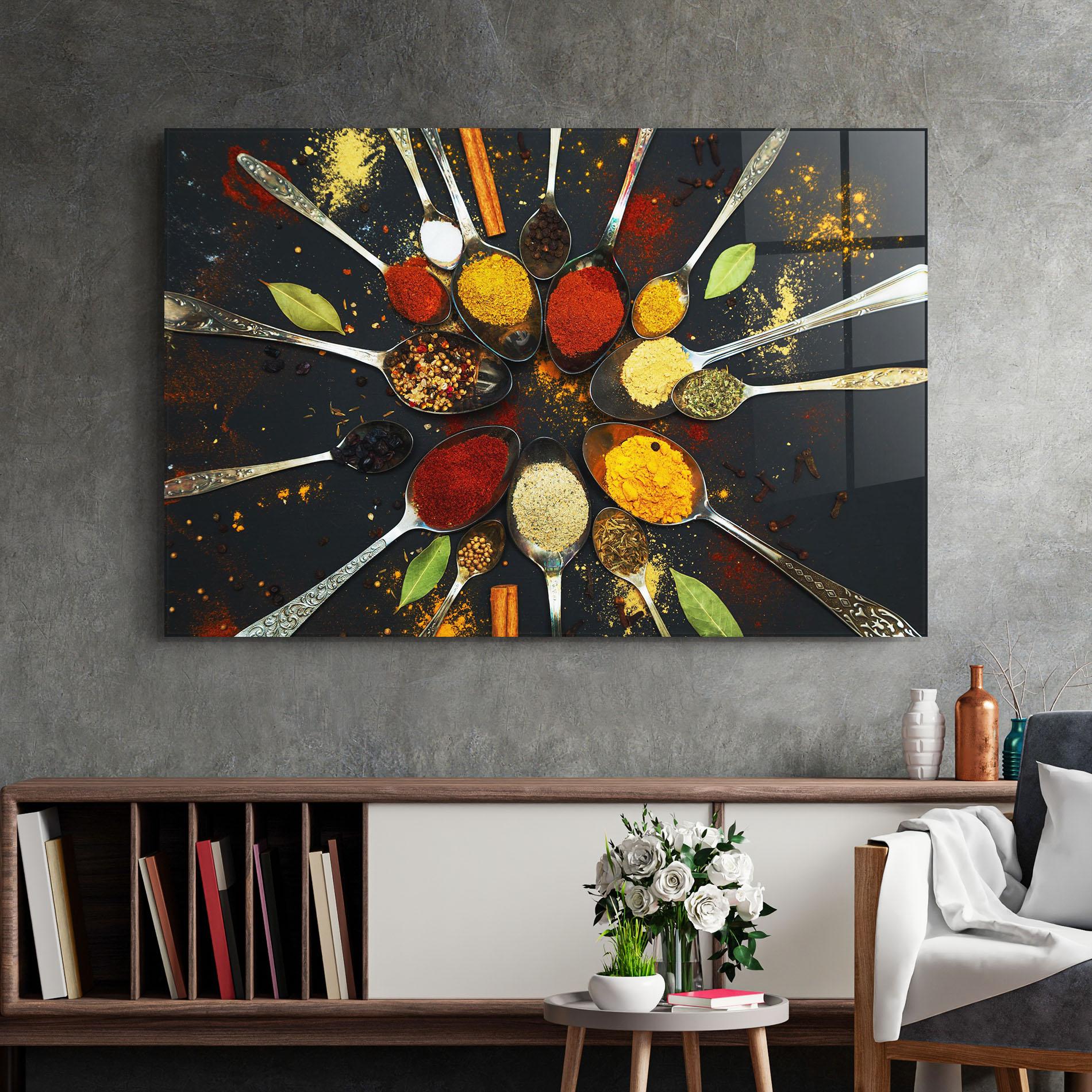 Tablou Sticla Cooking Spoons mockup 2