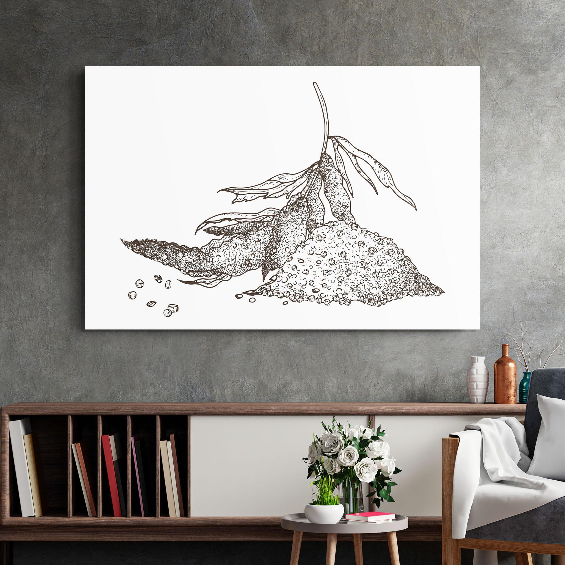 Tablou Sticla Fresh Seasoning mockup 2