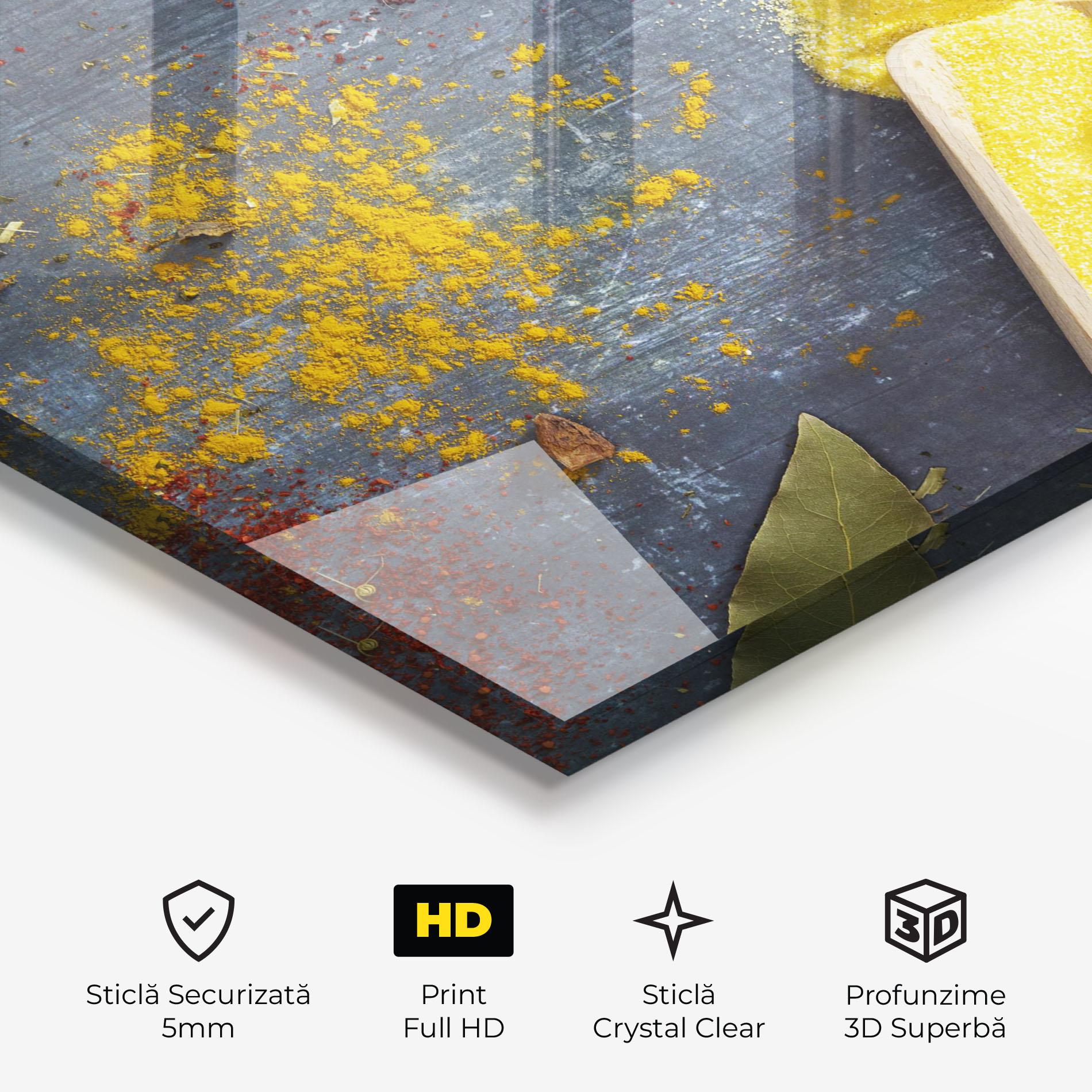 Tablou Sticla Bowls With Spices mockup 3