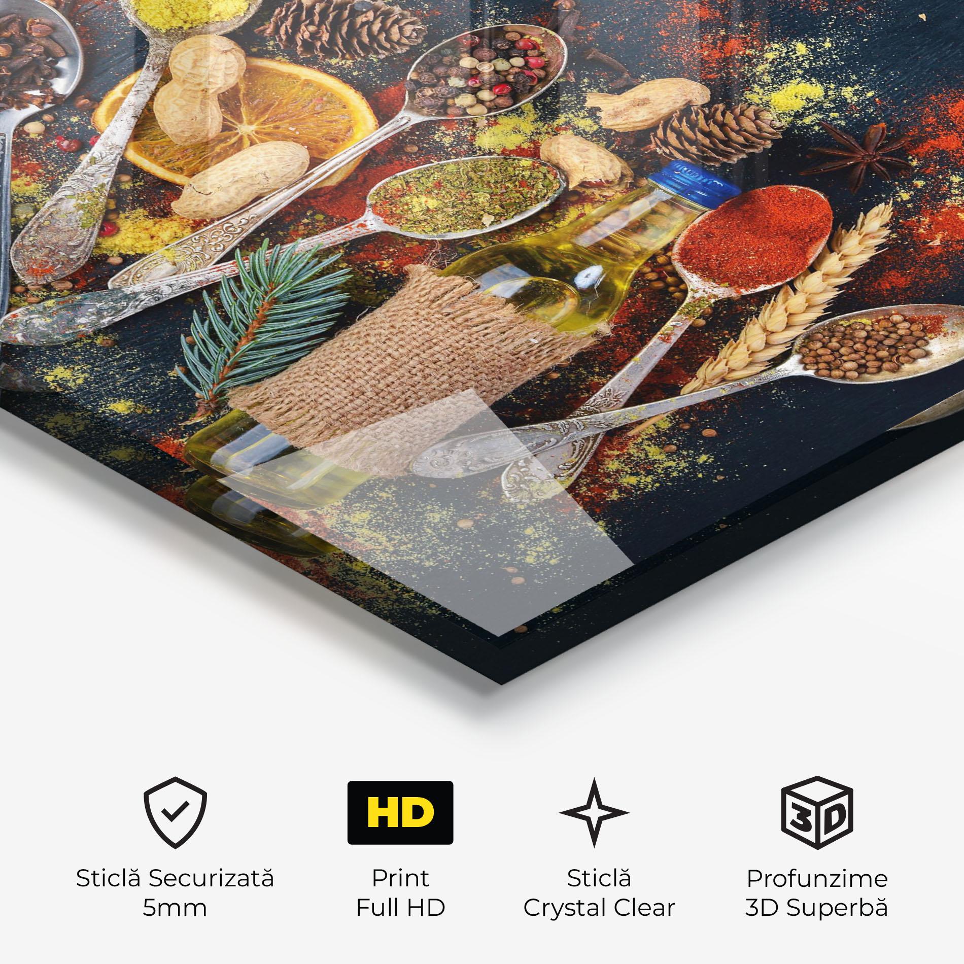 Tablou Sticla Indian Cuisine mockup 3