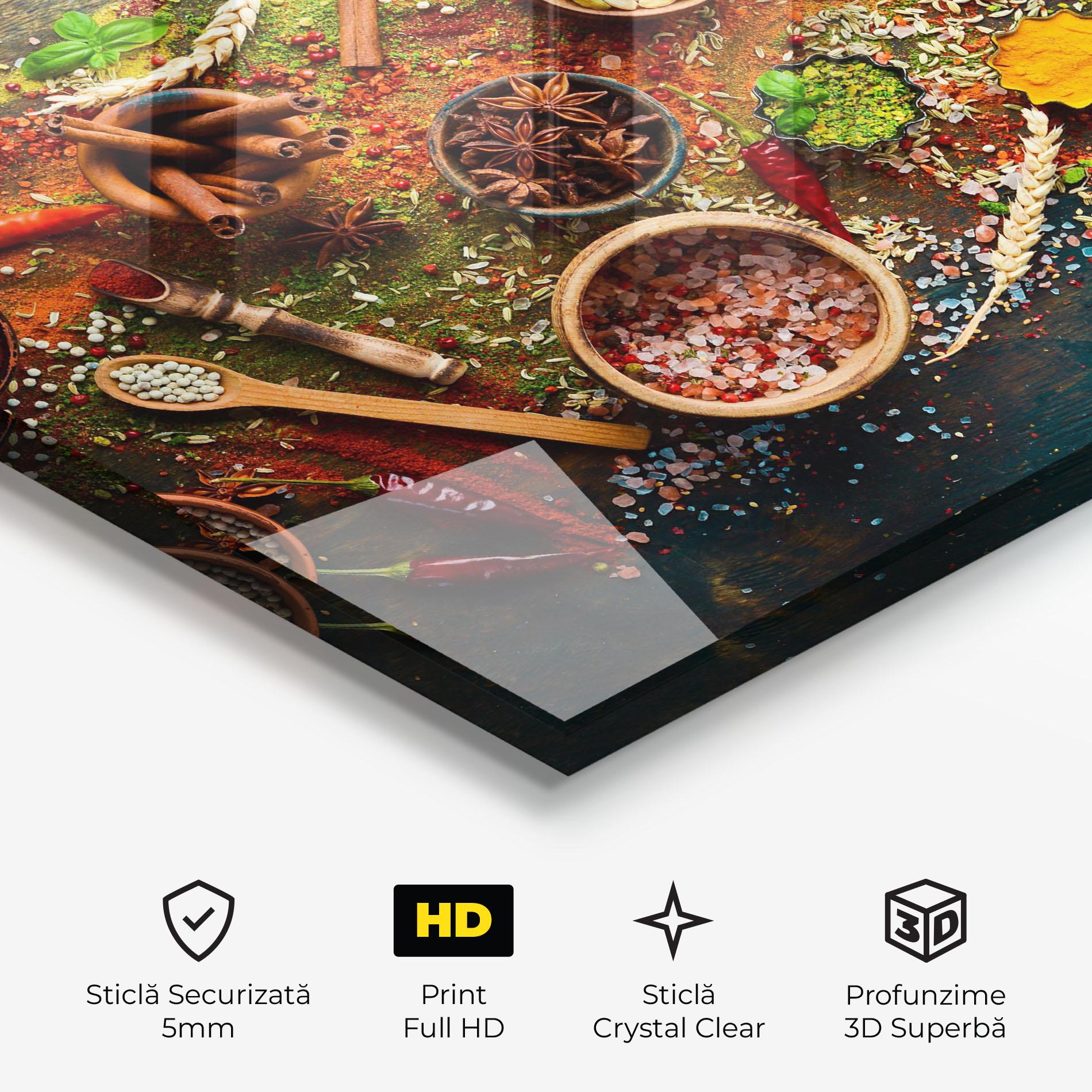 Tablou Sticla Seasonings Mix mockup 3
