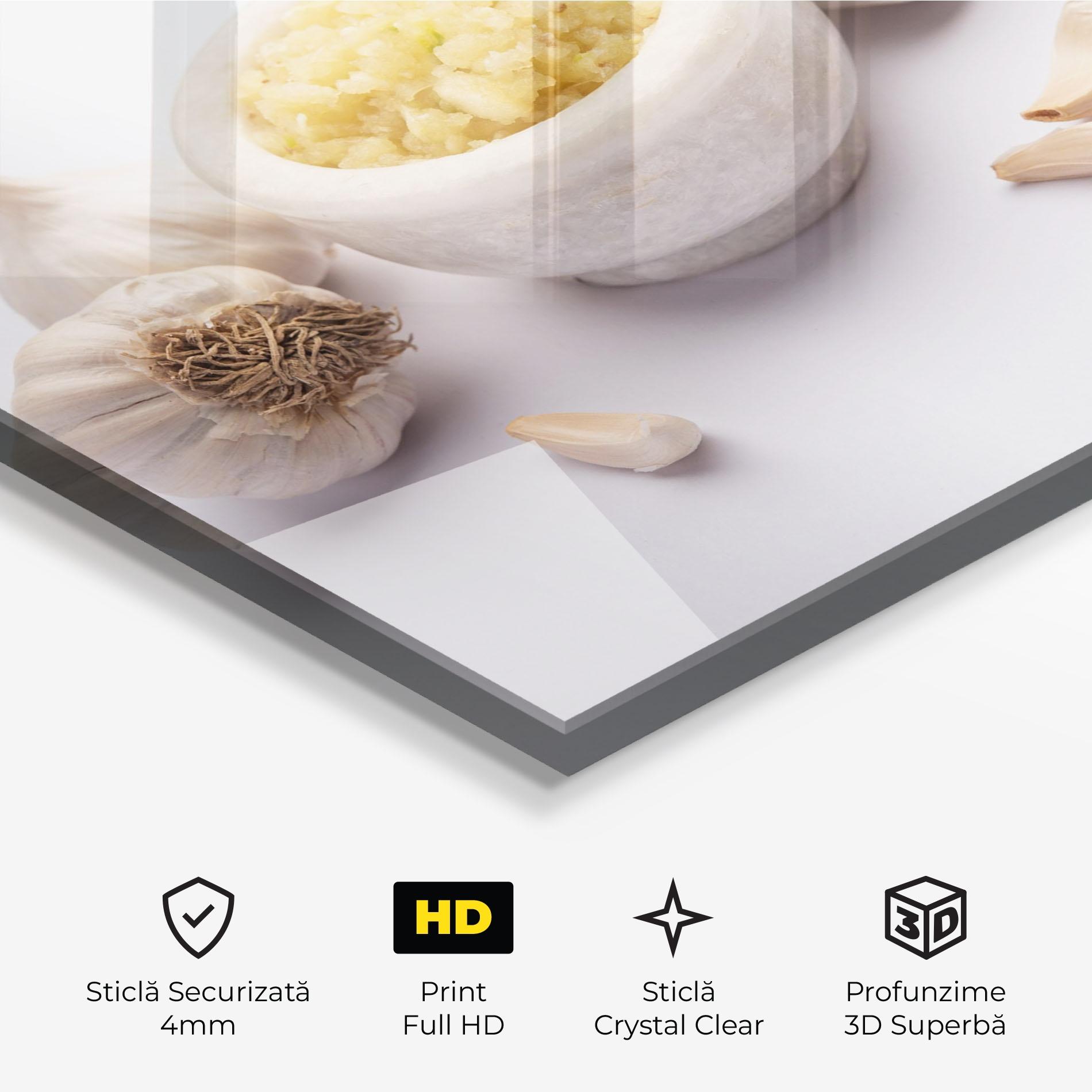 Tablou Sticla Garlic Paste mockup 3