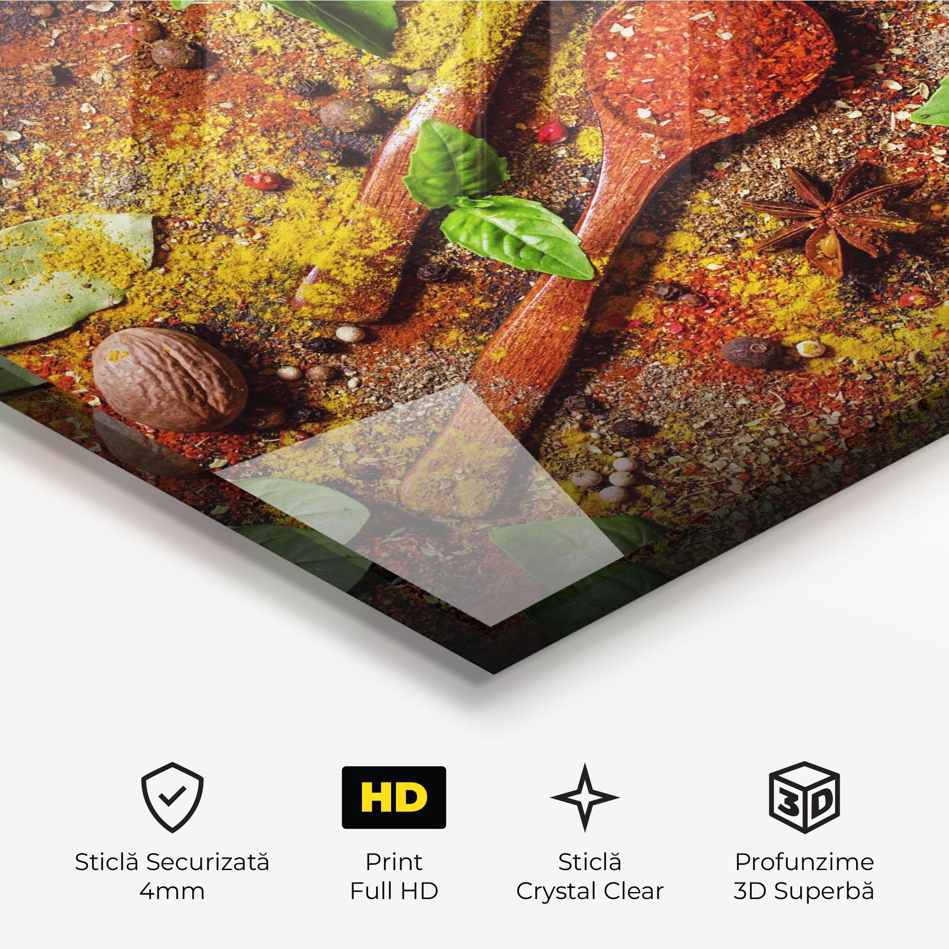 Tablou Sticla Oriental Spices mockup 3