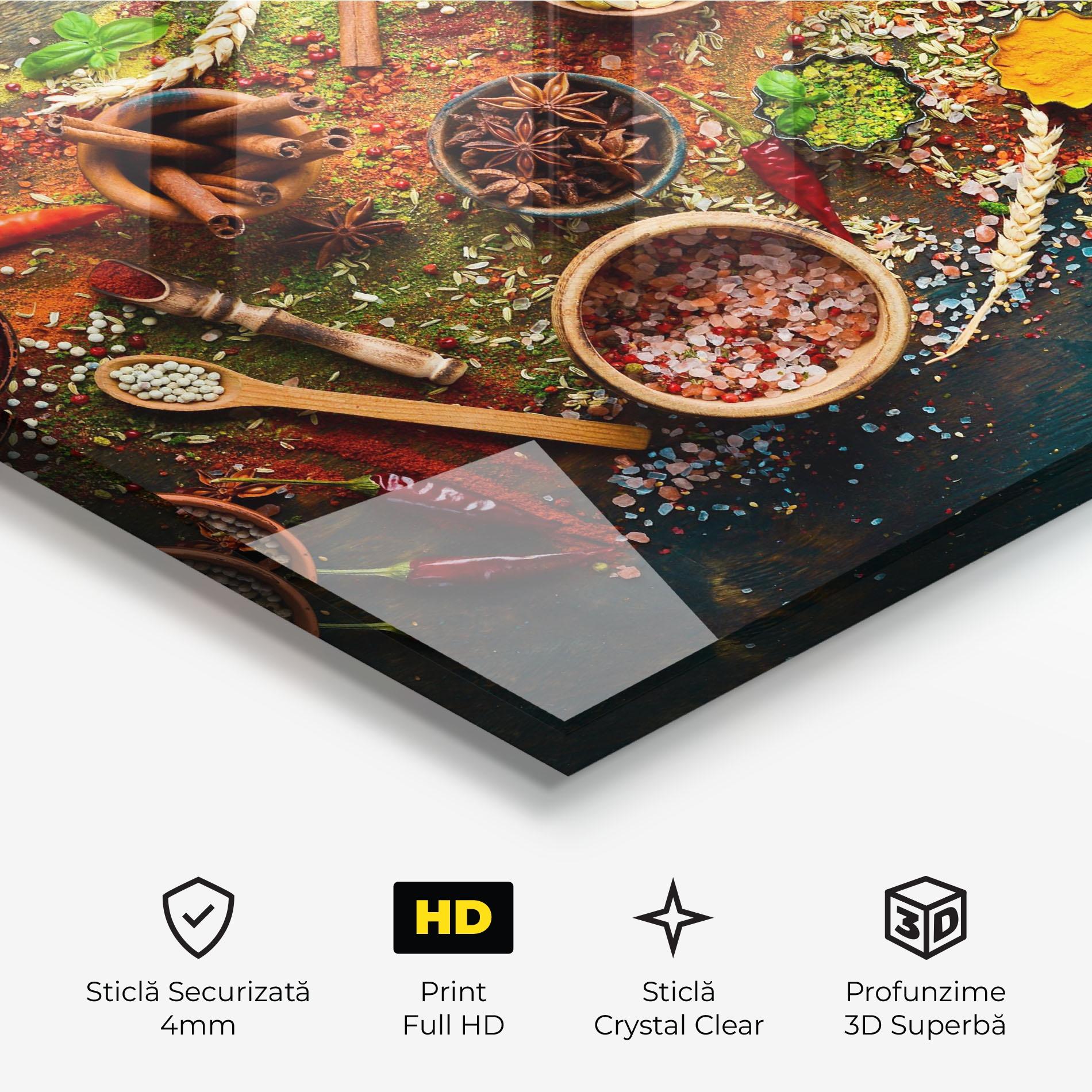 Tablou Sticla Seasonings Mix mockup 3