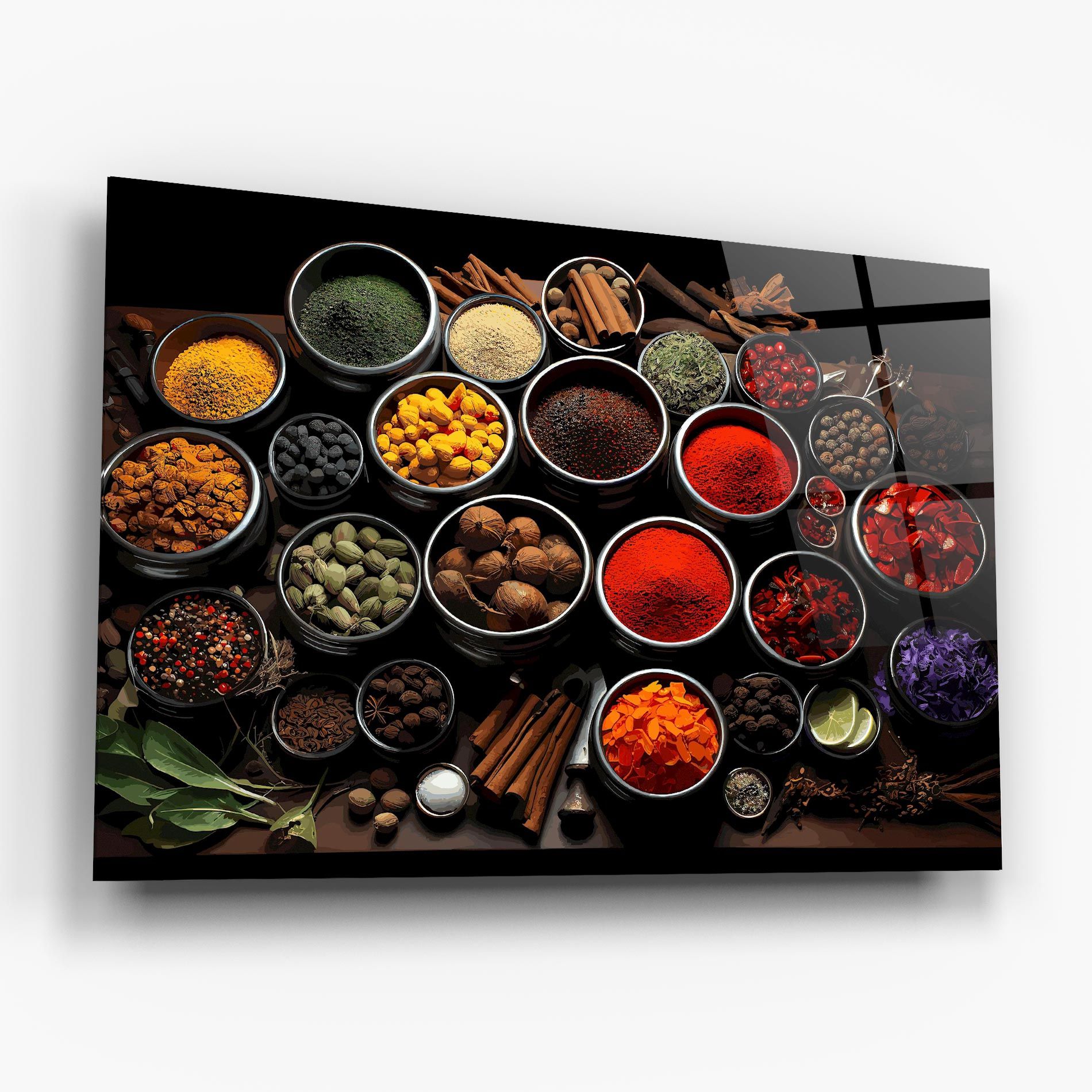 Colorful Herbs Art mockup 6