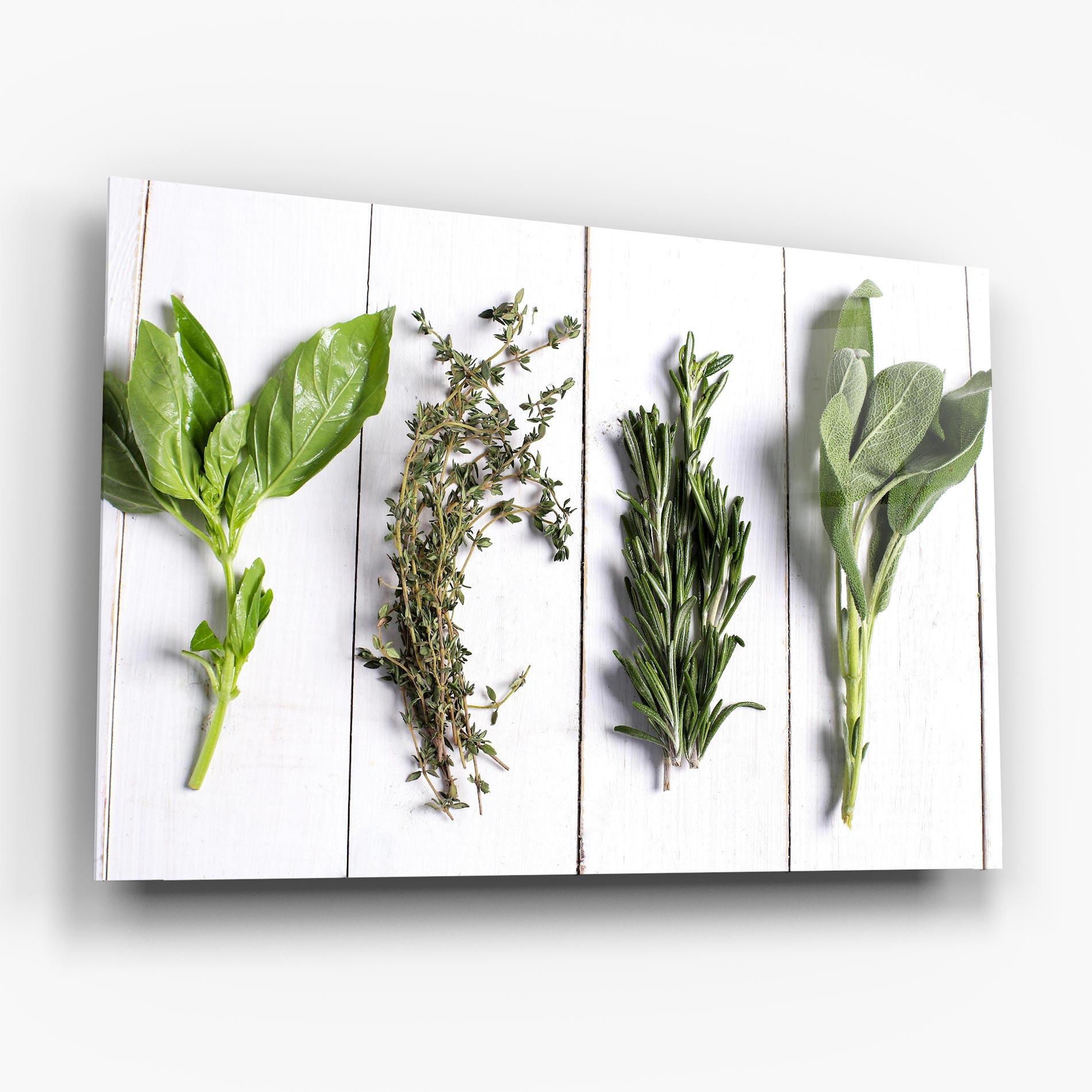 Tablou Sticla Different Herbs mockup 6