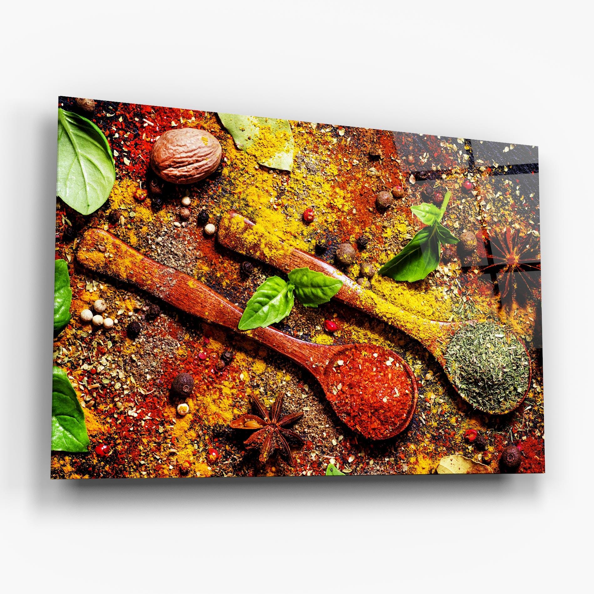 Tablou Sticla Dried Herbs mockup 6