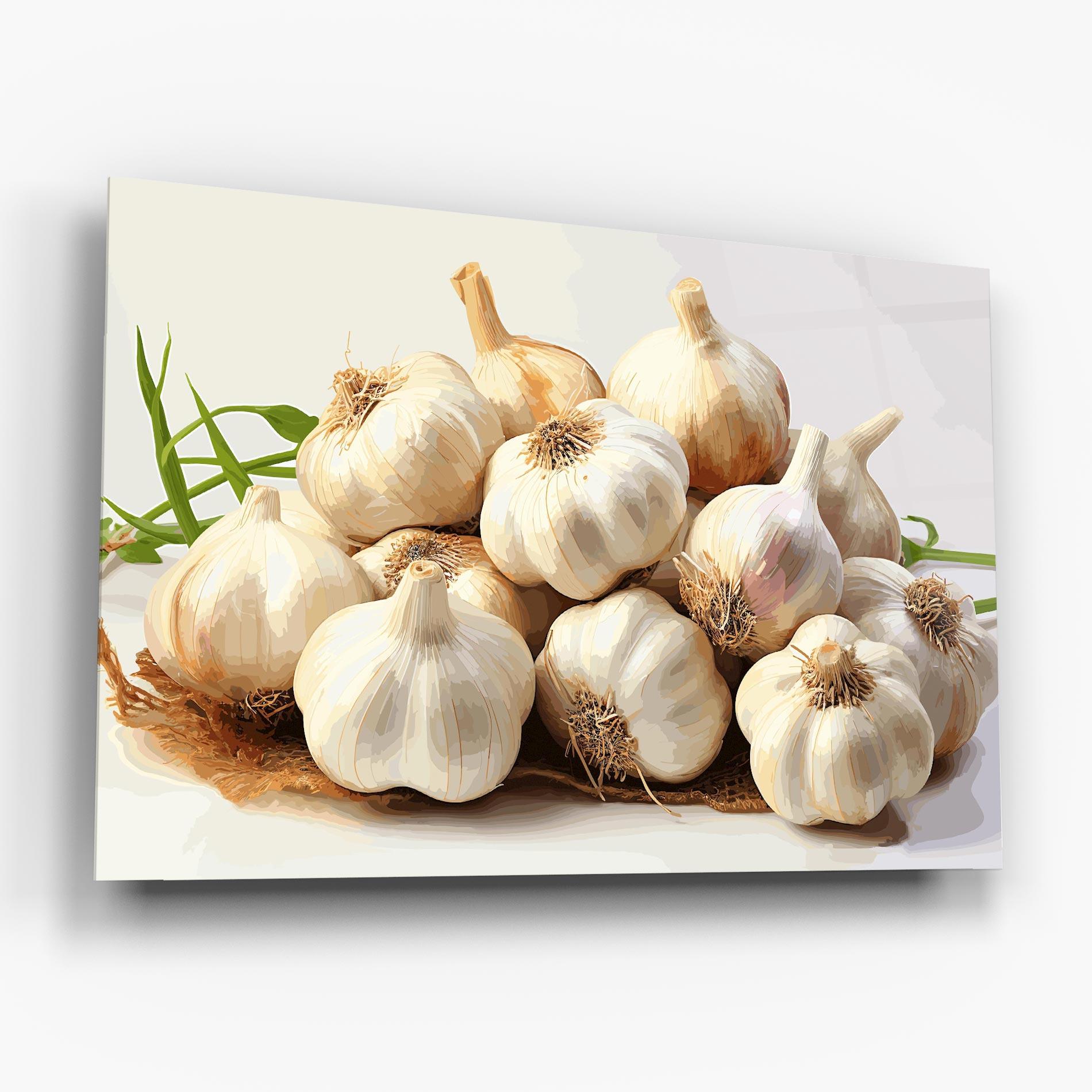 Tablou Sticla Garlic Art mockup 6