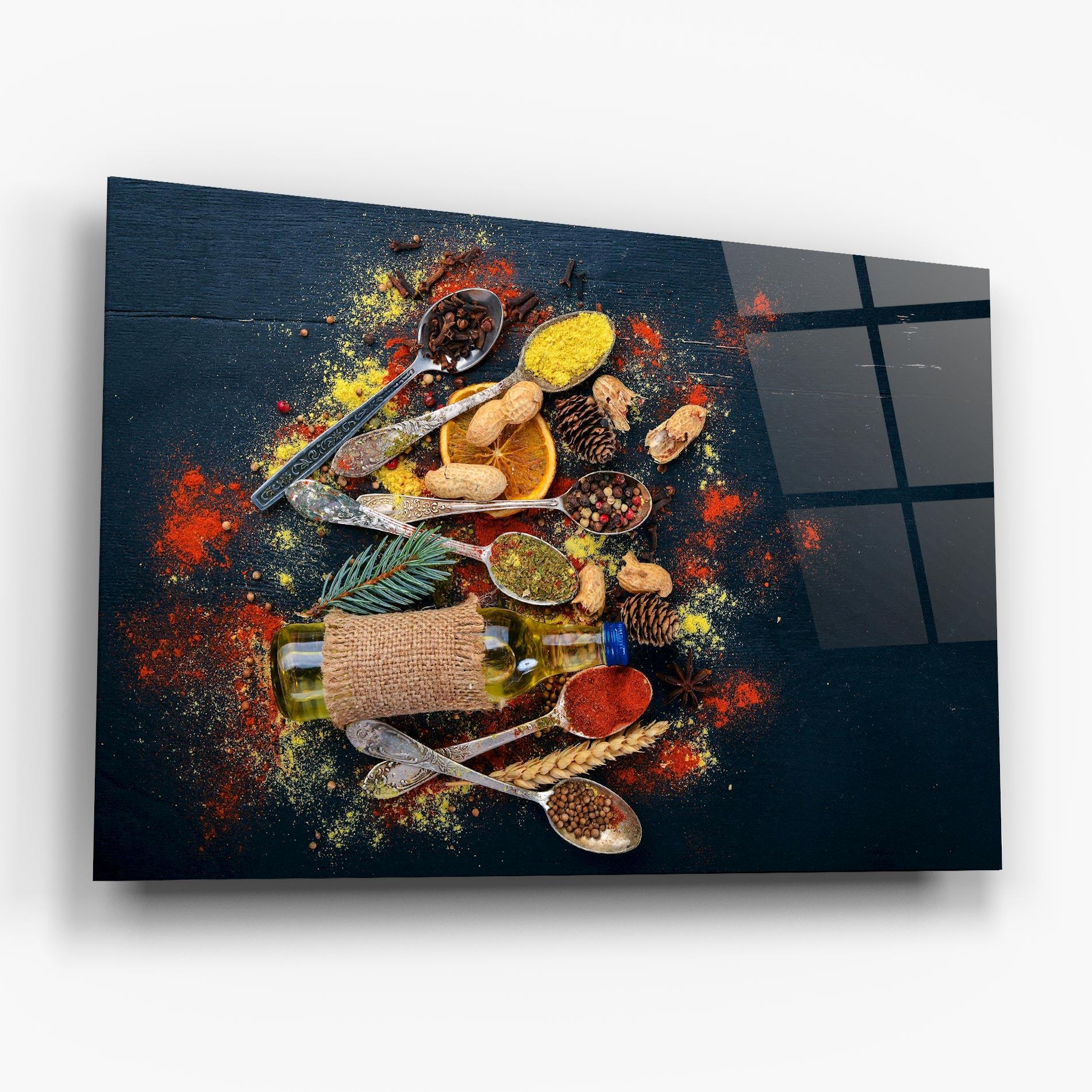 Tablou Sticla Indian Cuisine mockup 6