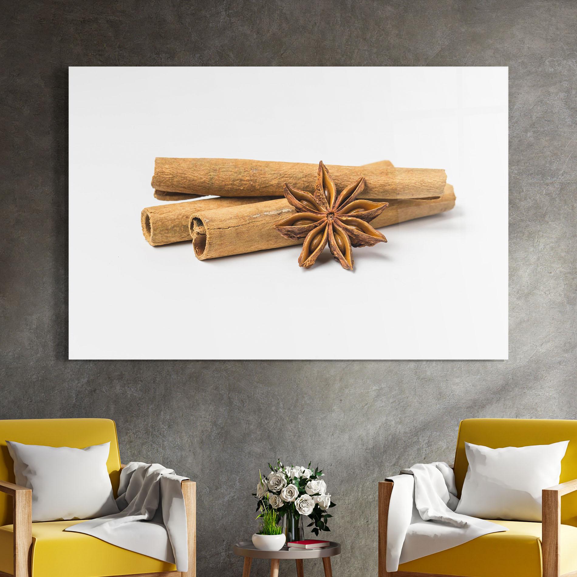 Tablou Sticla Cinnamon Anise mockup 4