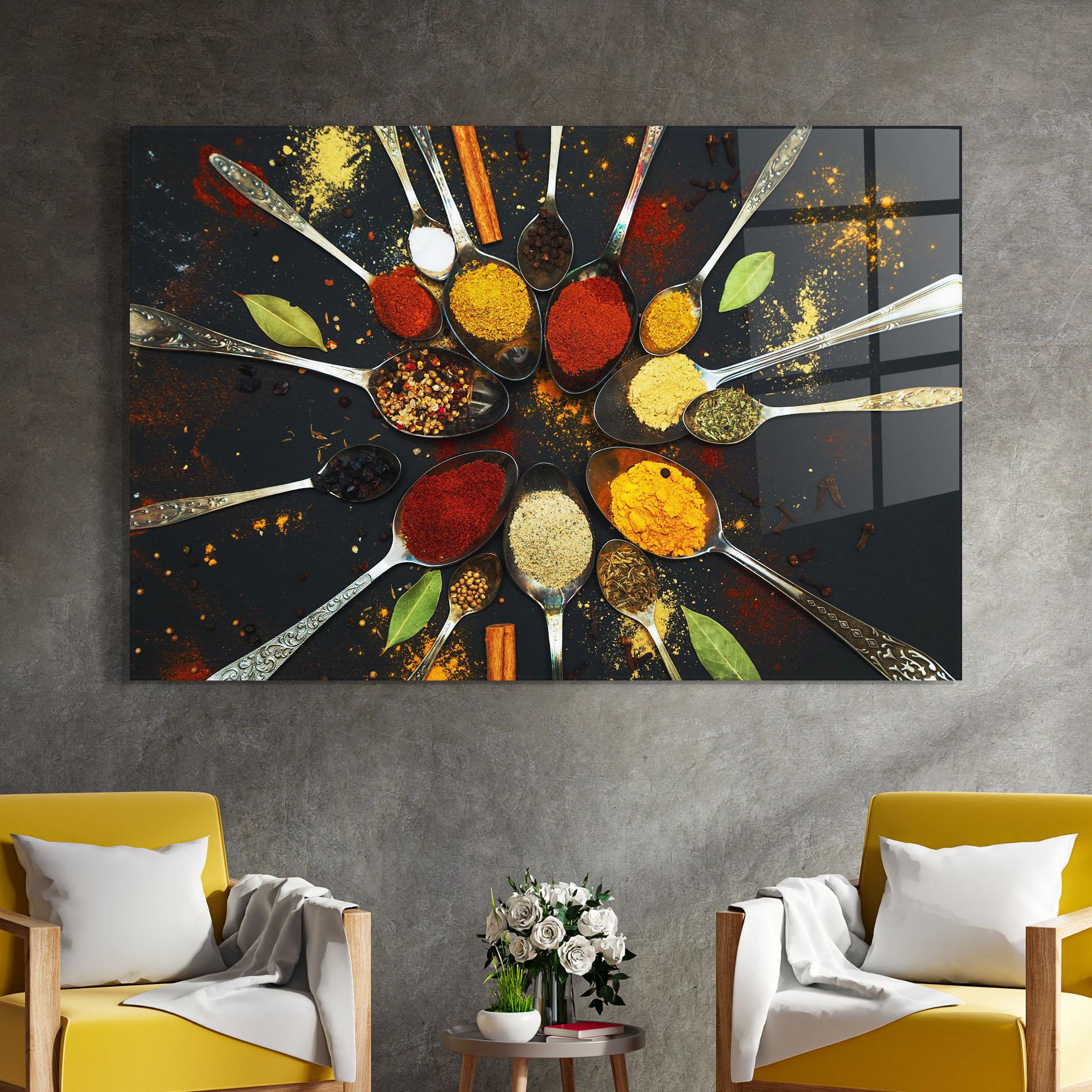 Tablou Sticla Cooking Spoons mockup 4