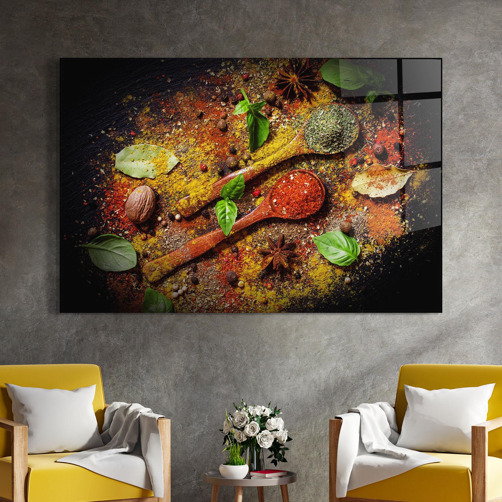 Tablou Sticla Oriental Spices mockup 4