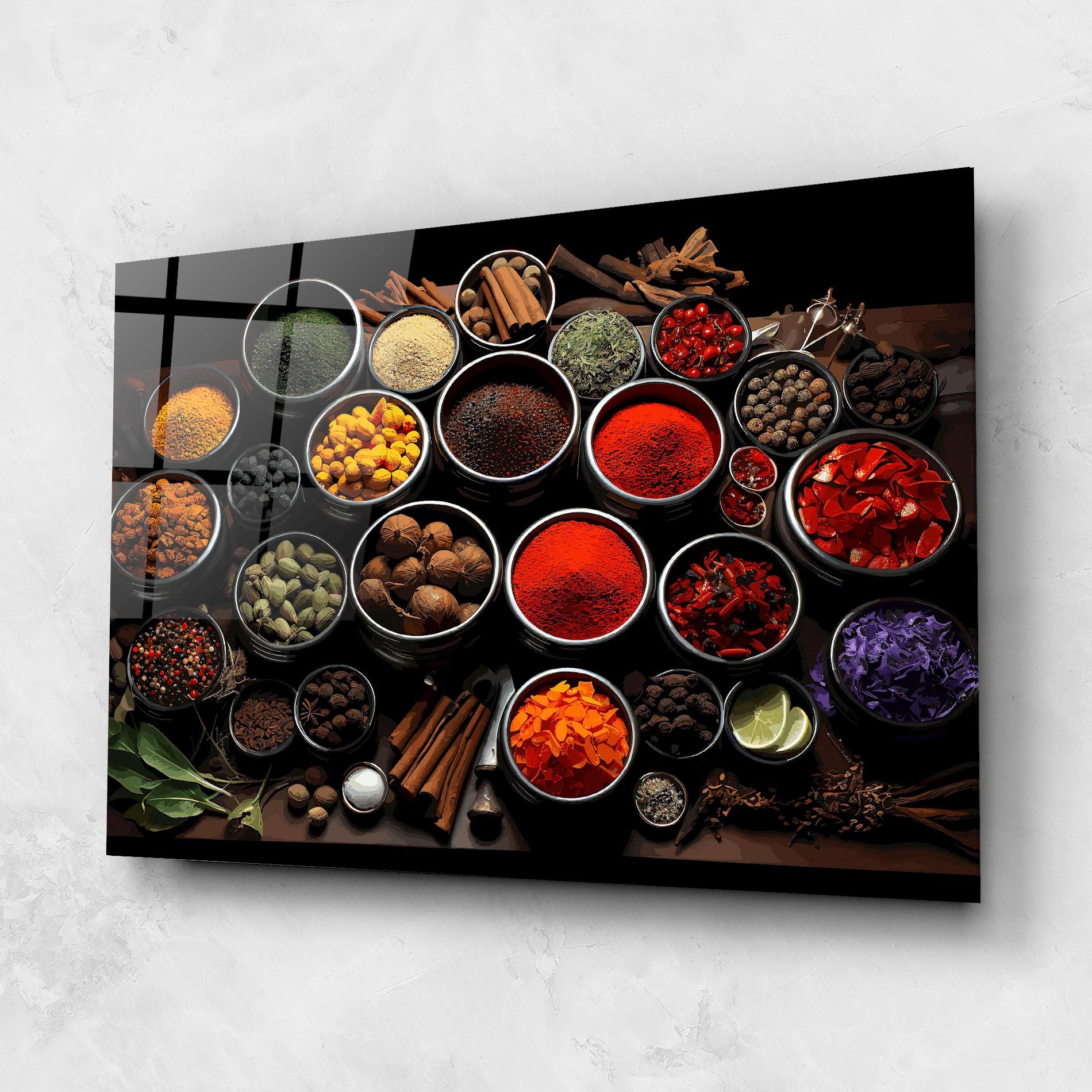 Colorful Herbs Art mockup 1