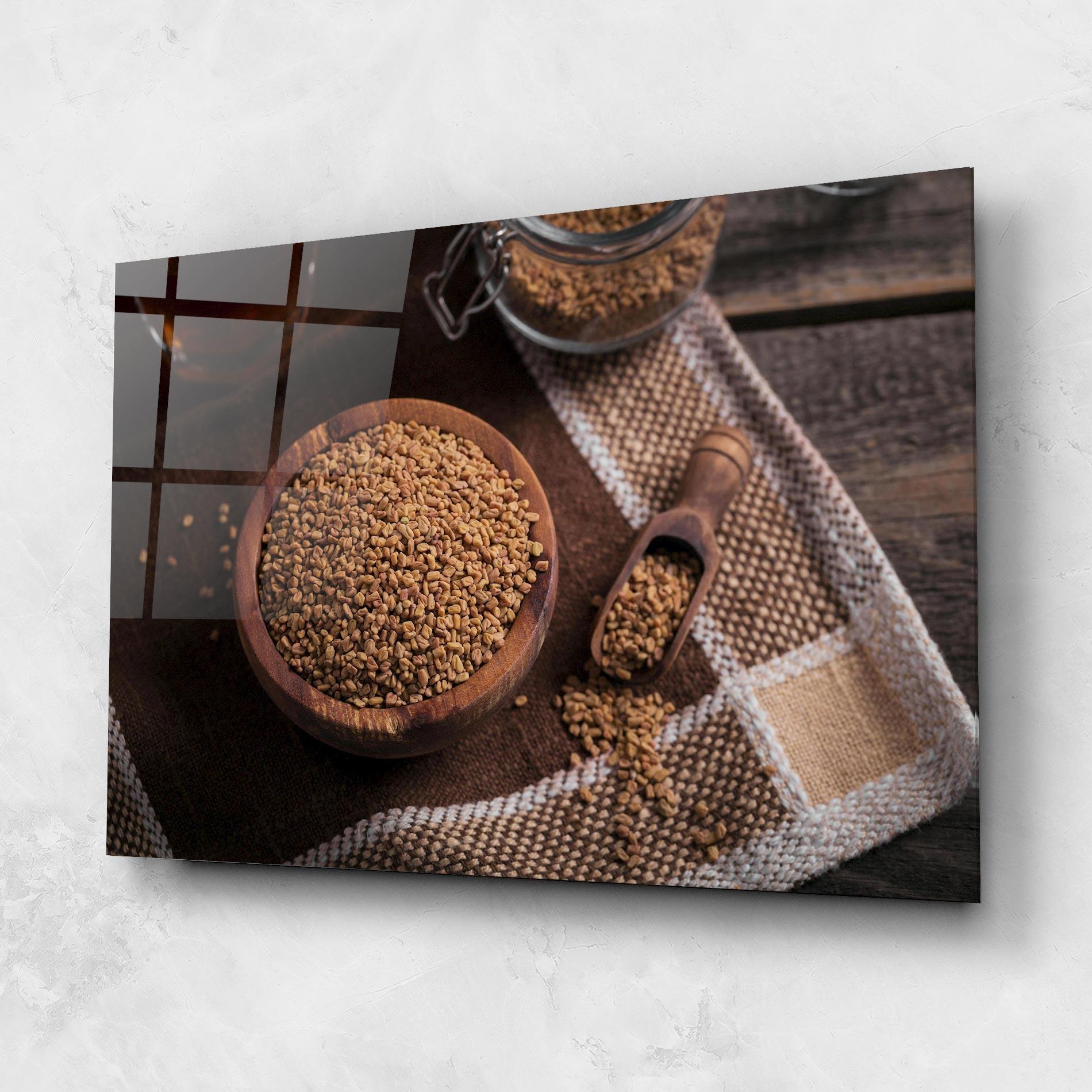 Tablou Sticla Dry Seeds mockup 1