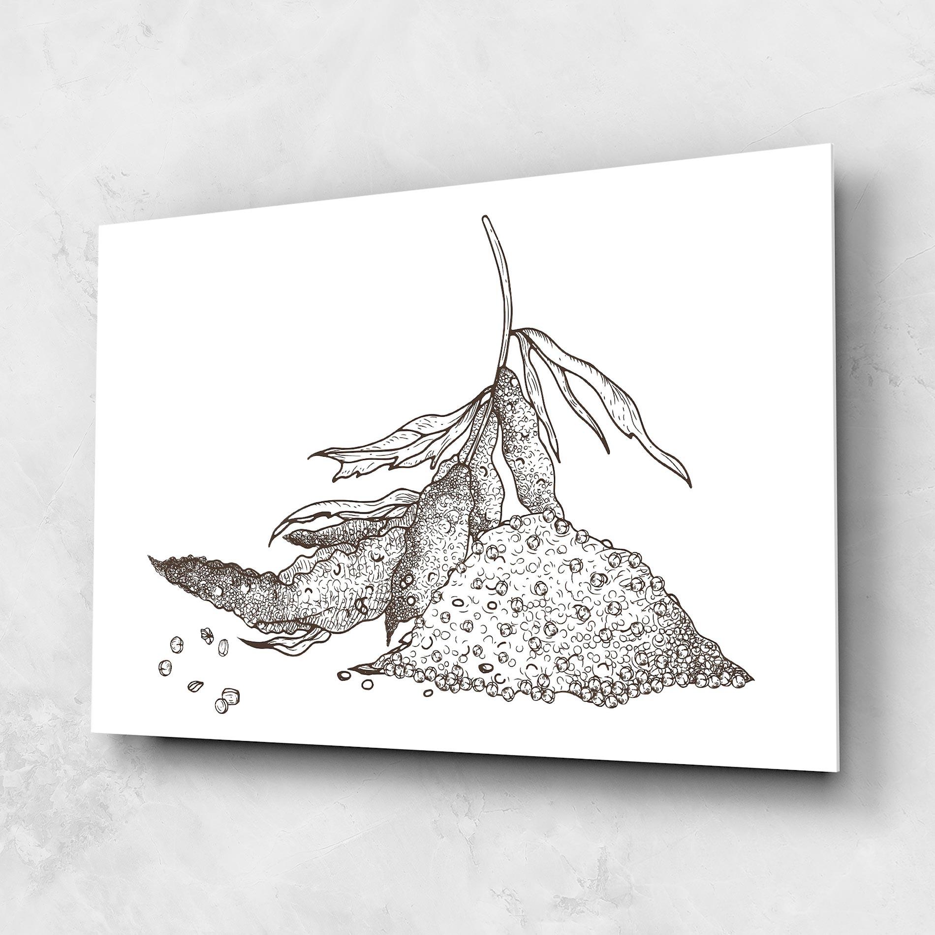 Tablou Sticla Fresh Seasoning mockup 1