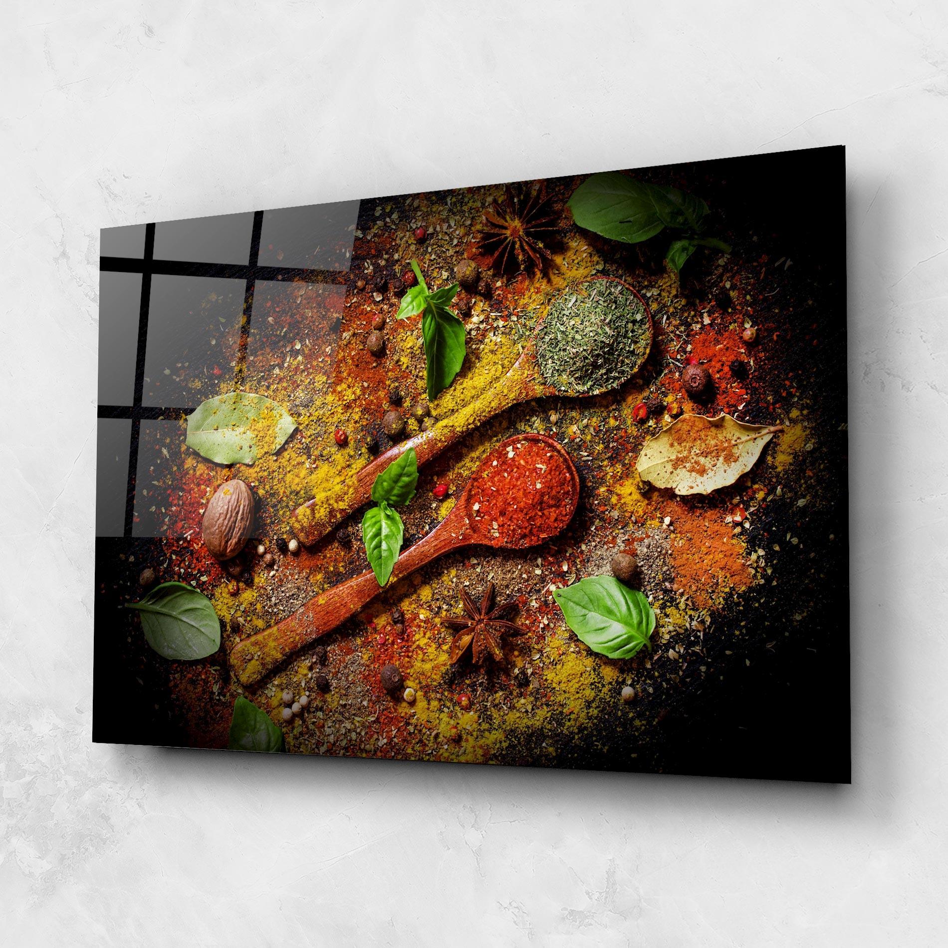 Tablou Sticla Oriental Spices mockup 1