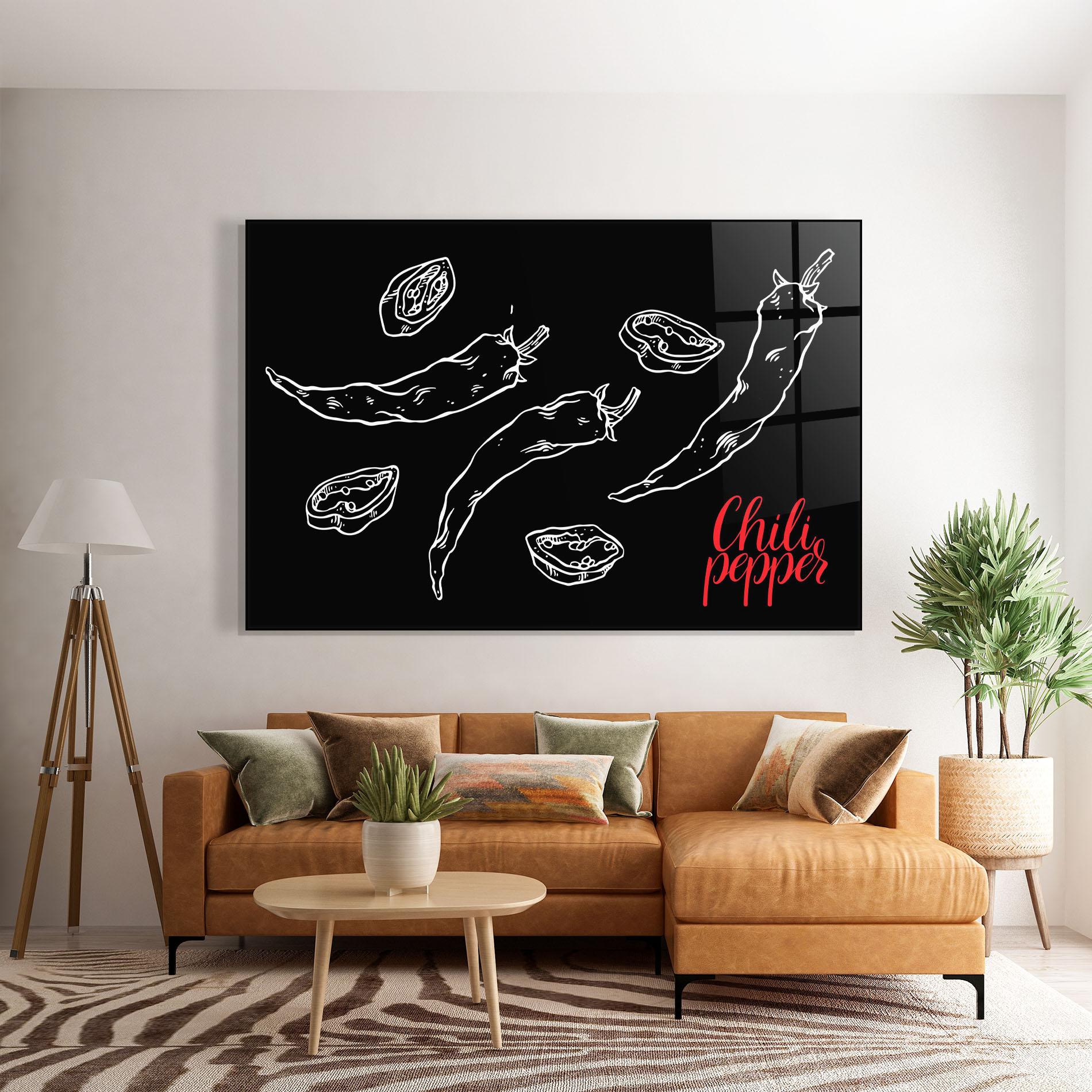 Tablou Sticla Chili Papper mockup 7