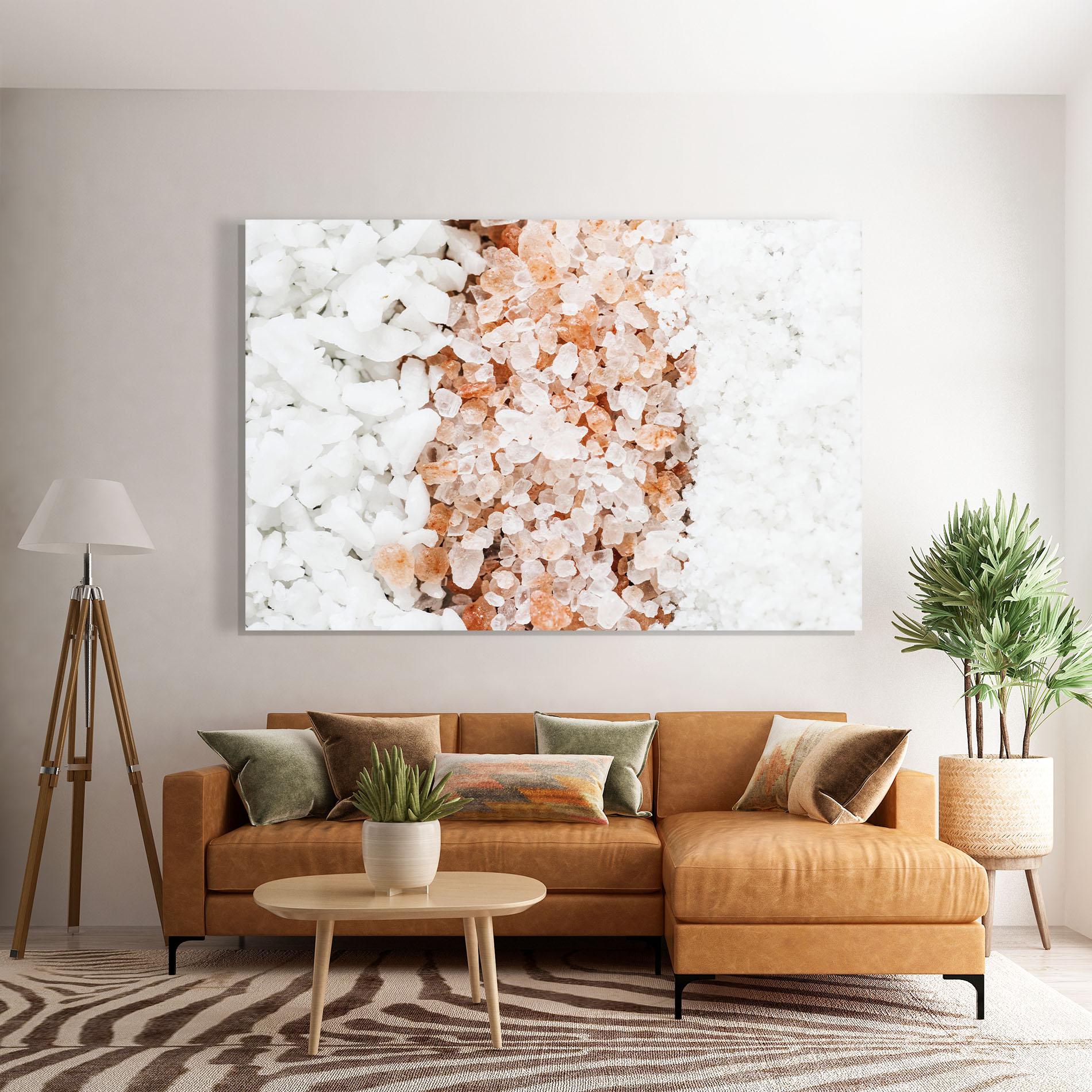 Tablou Sticla Closeup Mixed Salt mockup 7