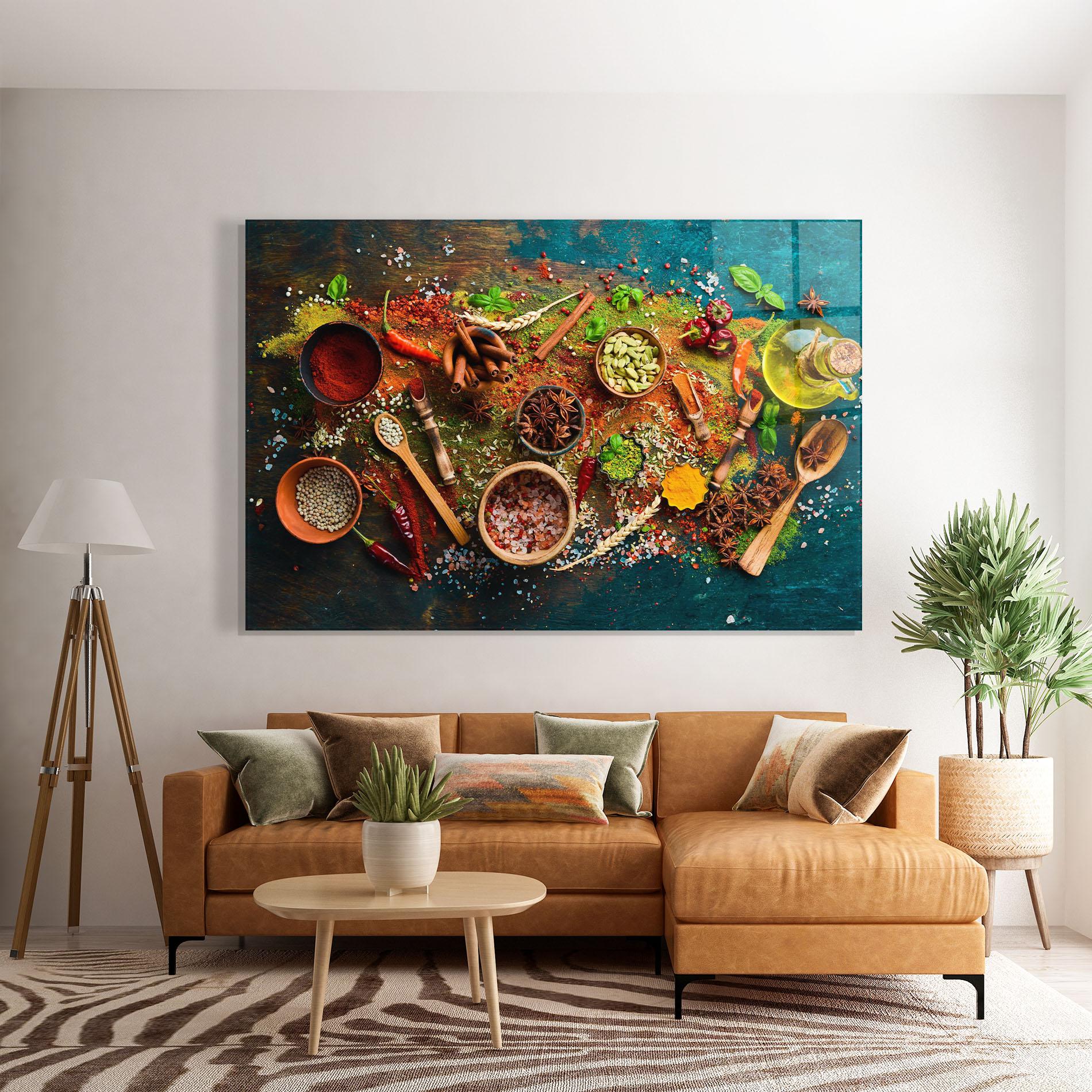 Tablou Sticla Seasonings Mix mockup 7