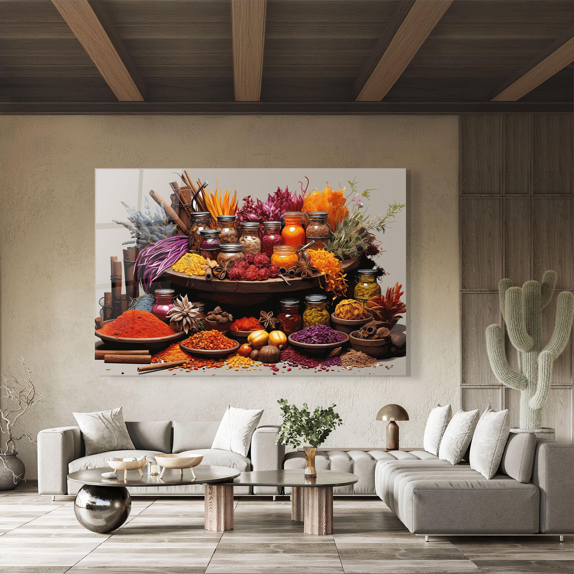 Tablou Sticla Autumn Seasoning mockup 8