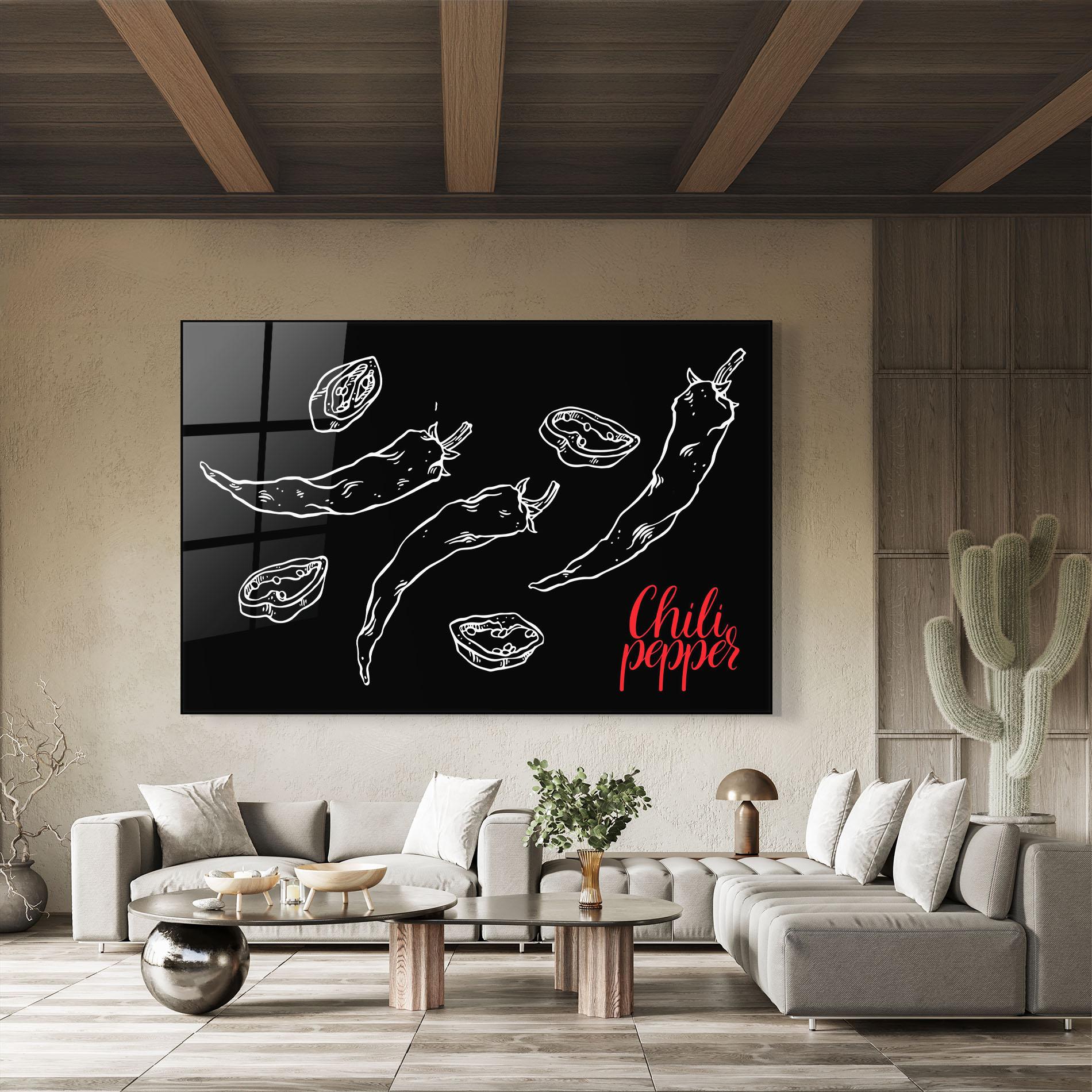 Tablou Sticla Chili Papper mockup 8
