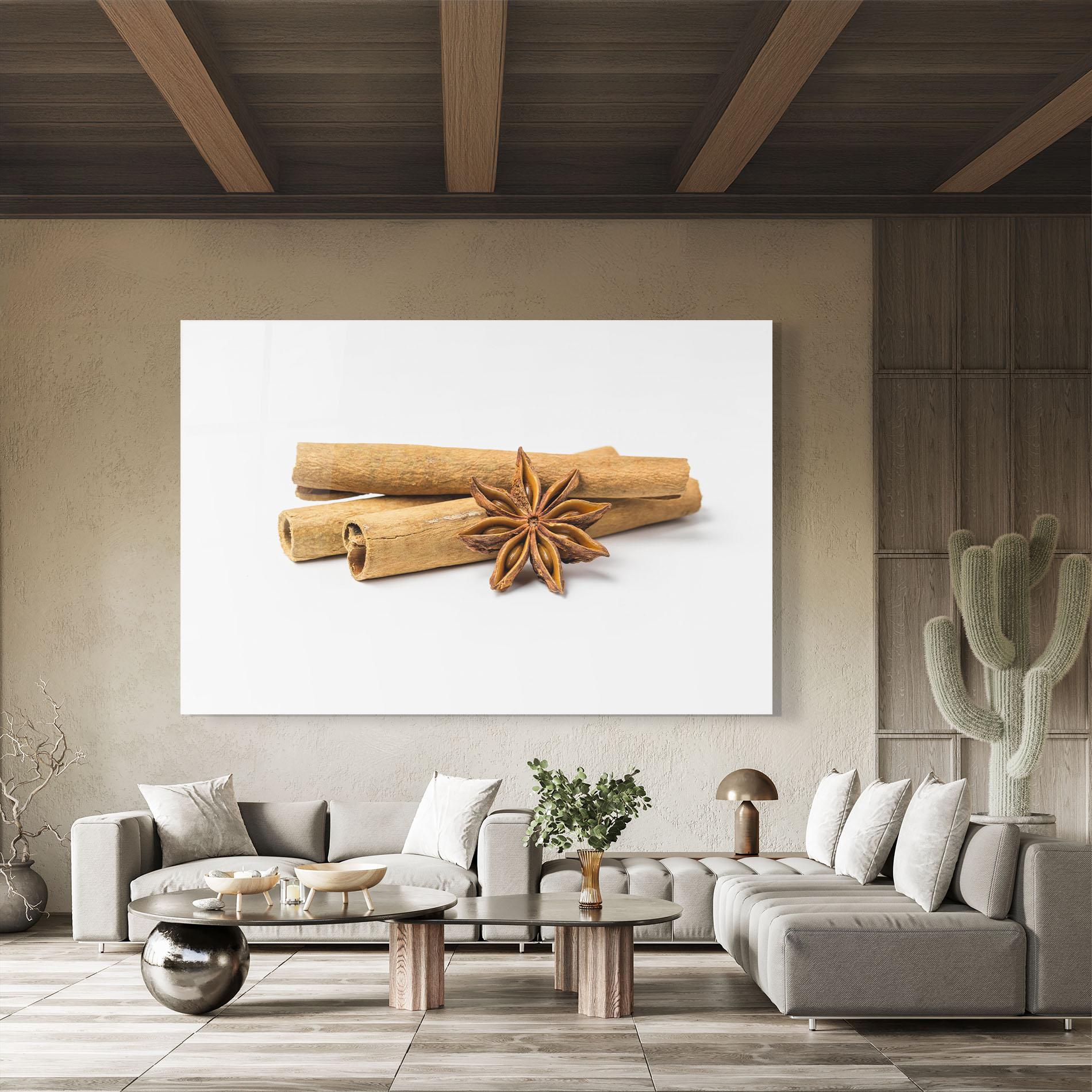 Tablou Sticla Cinnamon Anise mockup 8