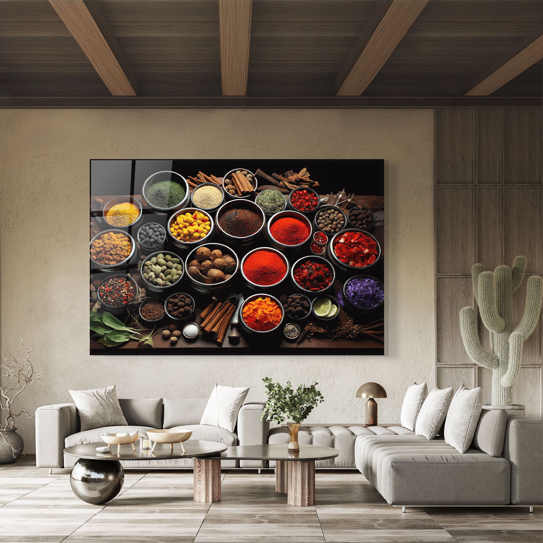 Colorful Herbs Art mockup 8