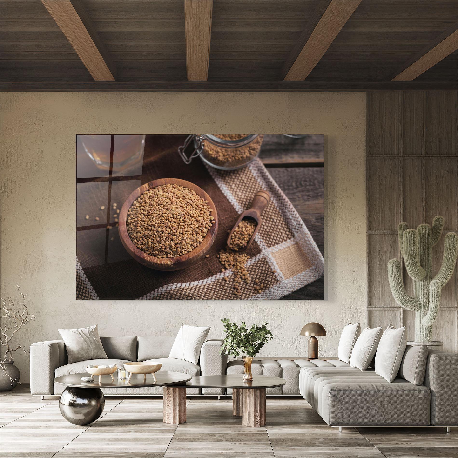 Tablou Sticla Dry Seeds mockup 8