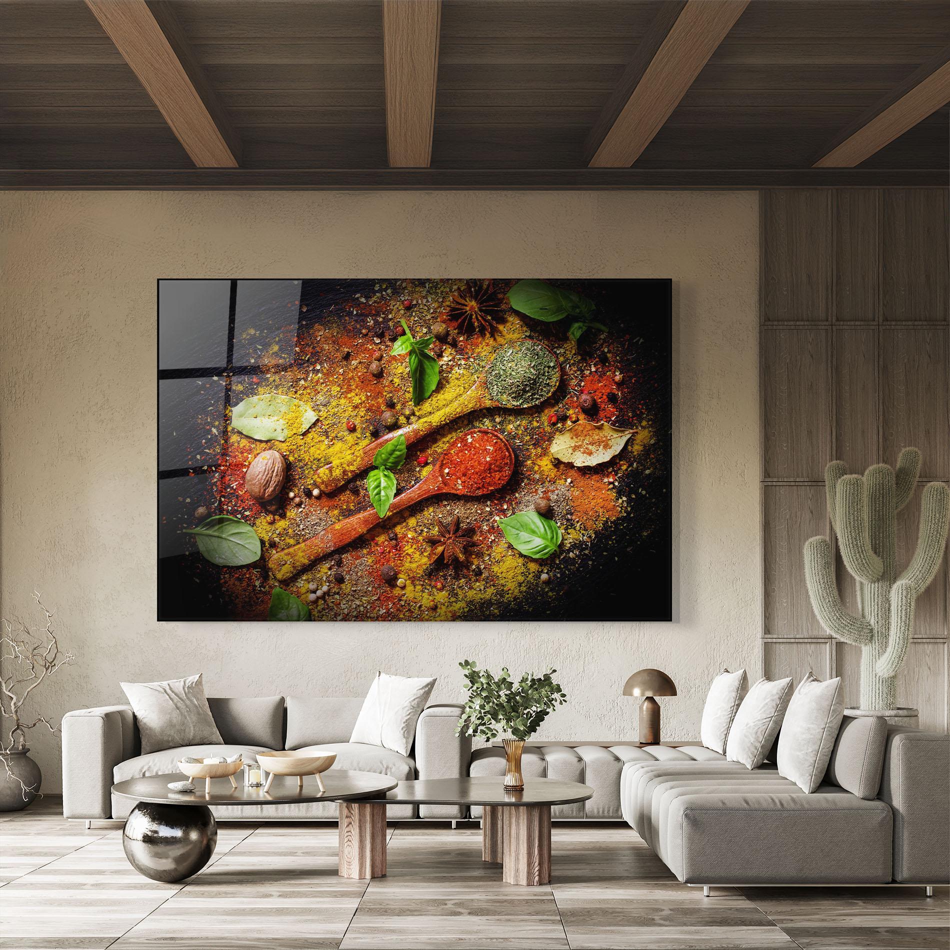 Tablou Sticla Oriental Spices mockup 8